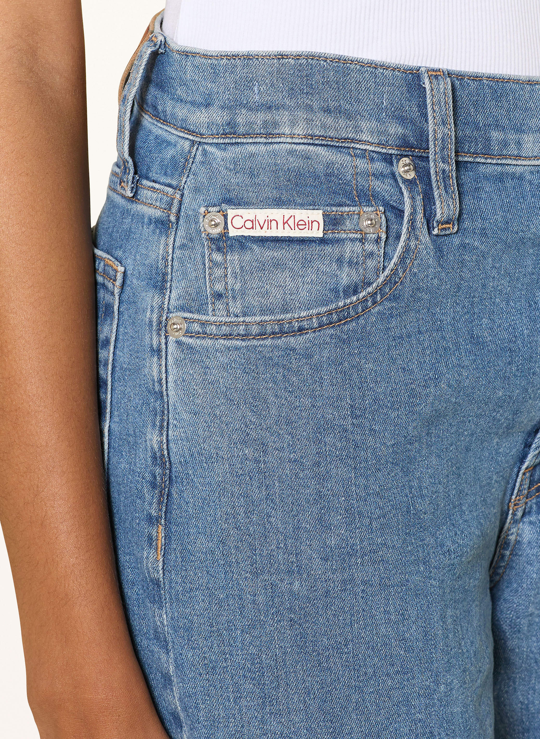 Thumbnail - Calvin Klein Jeans Wide Leg Jeans blau