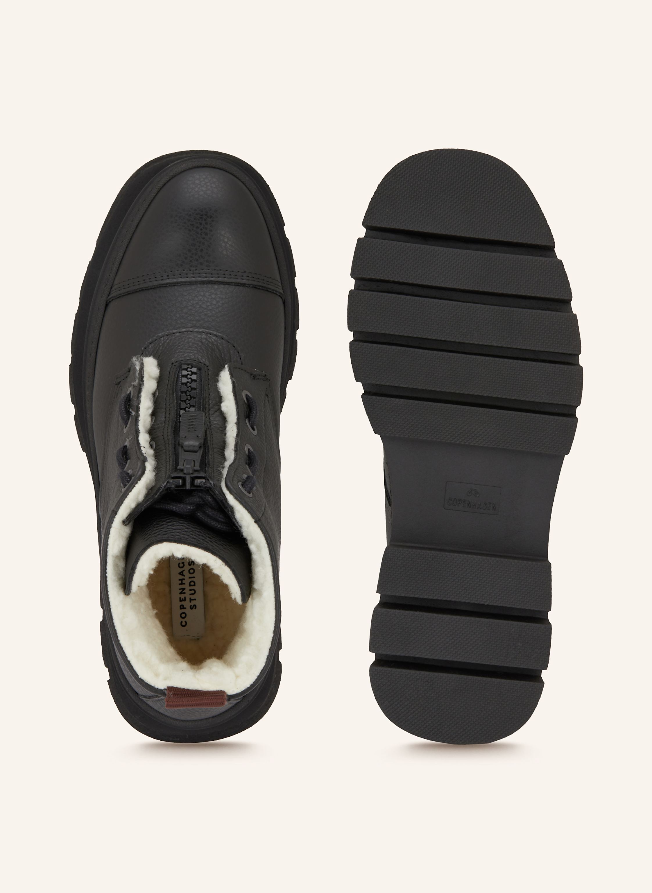 Thumbnail - Copenhagen Studios Schnürboots cph693 schwarz