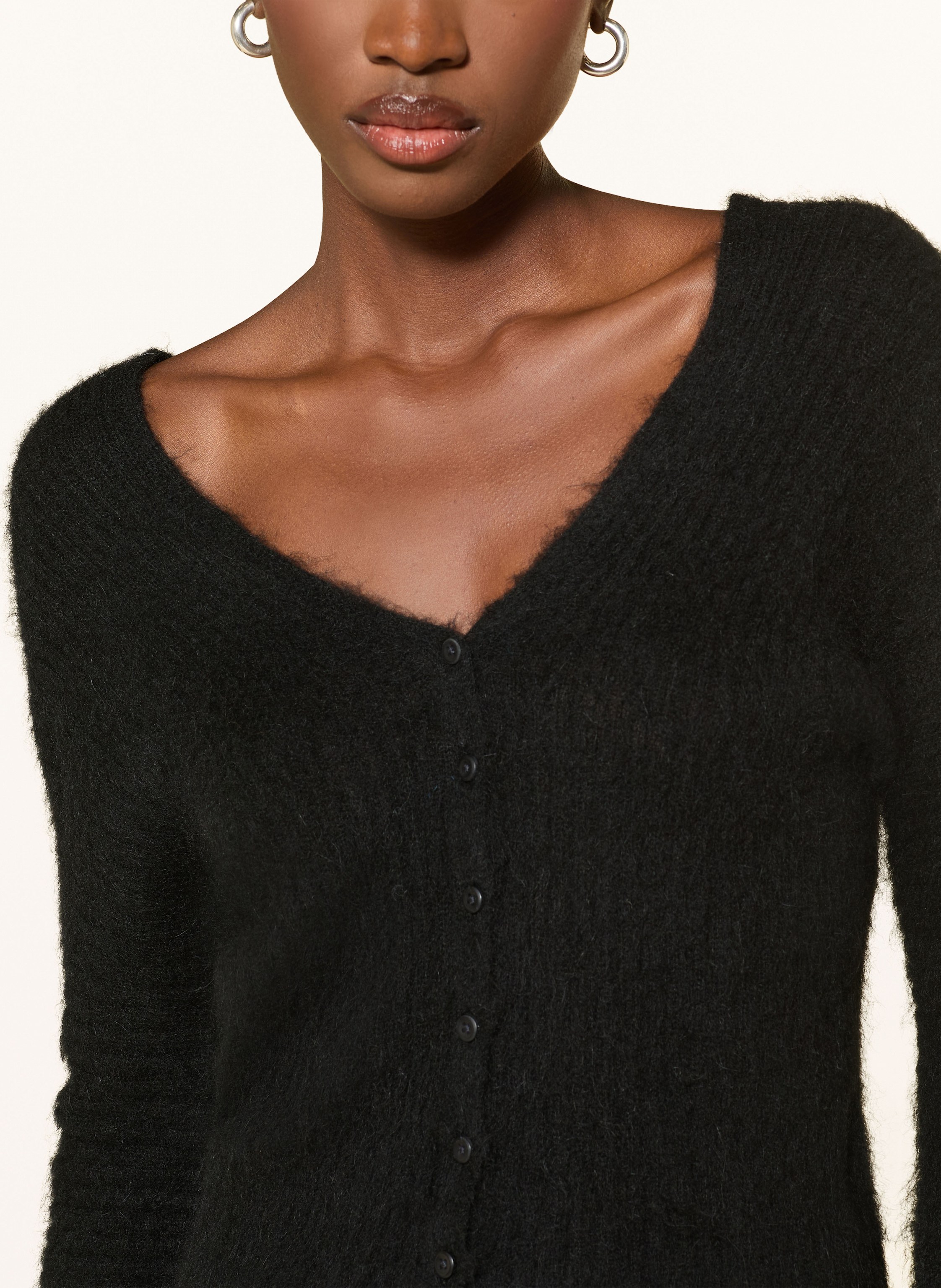 Thumbnail - Calvin Klein Strickjacke Mit Alpaka schwarz