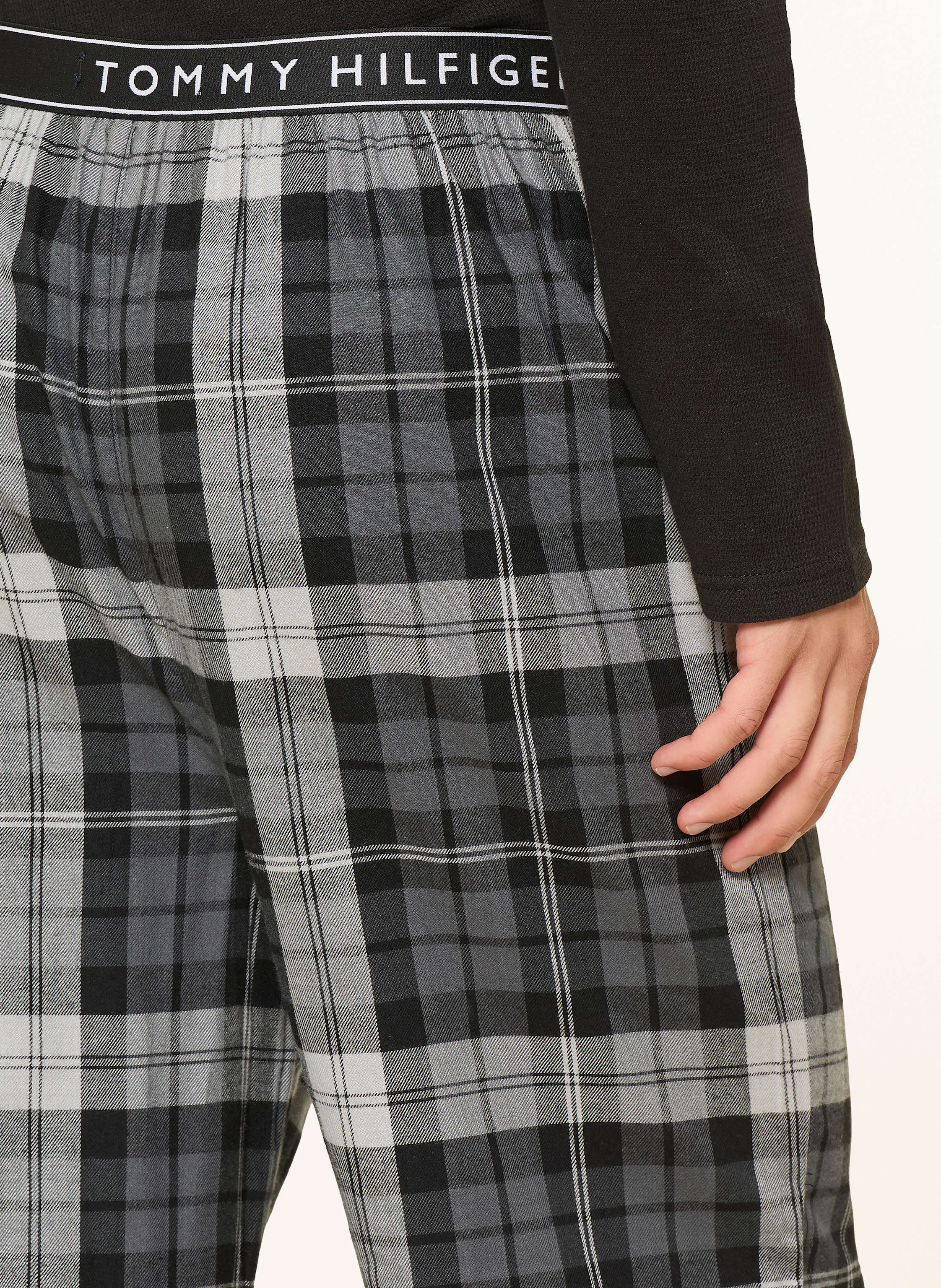 Thumbnail - Tommy Hilfiger Schlafhose schwarz