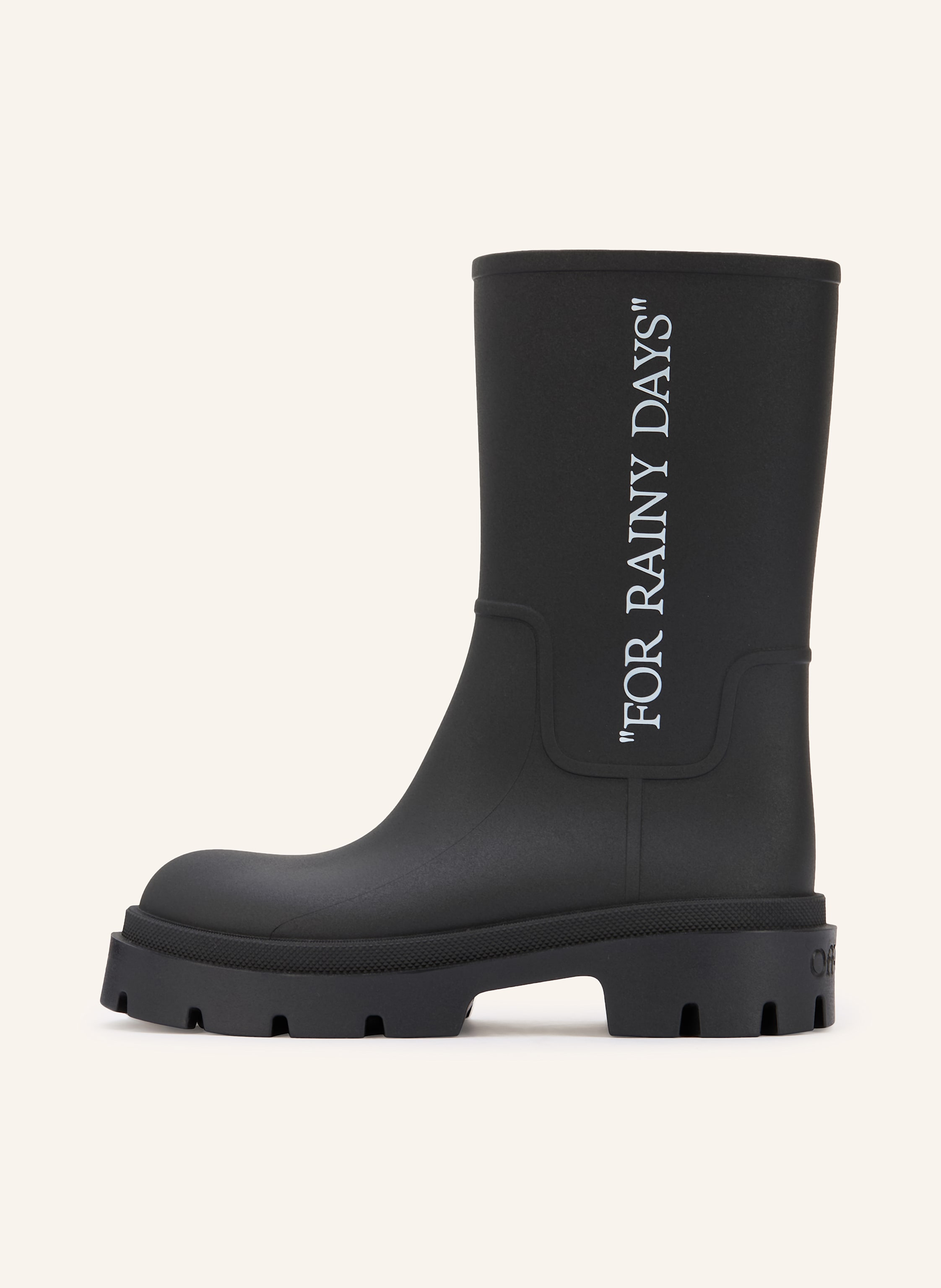 Thumbnail - Off-White Gummi-Boots Reboot schwarz