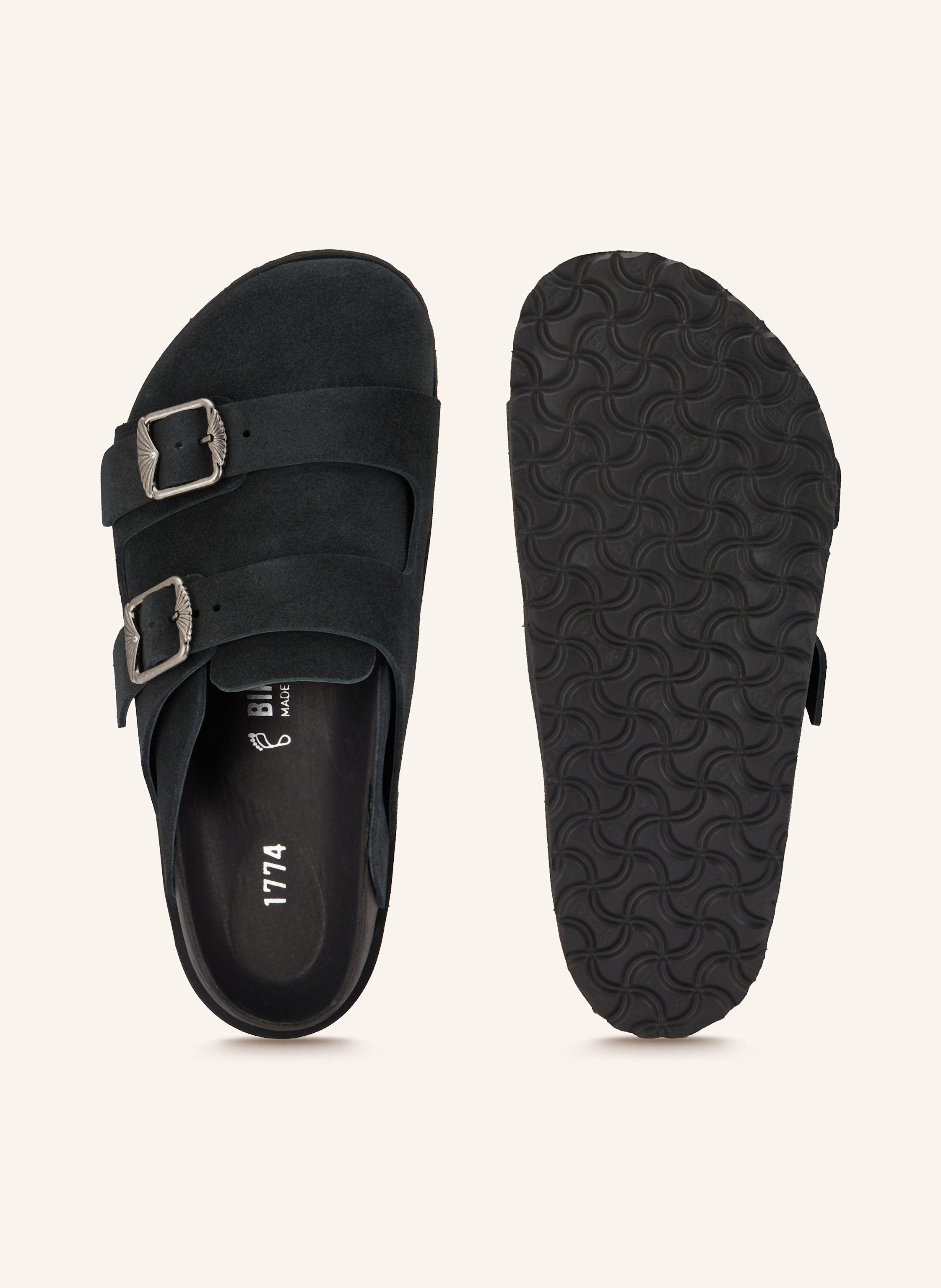 Thumbnail - 1774 Birkenstock Pantoletten West schwarz