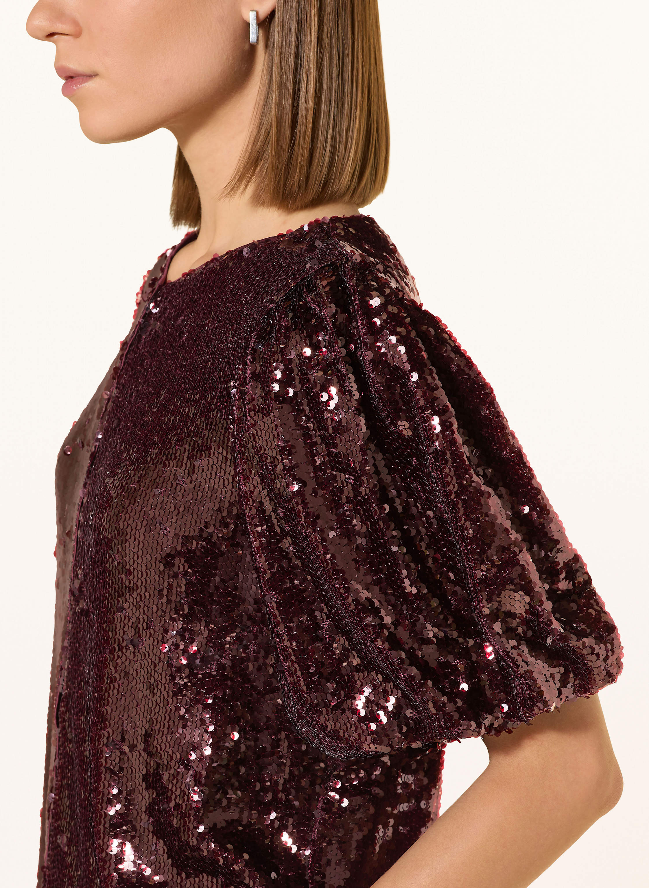 Thumbnail - Y.A.S. Blusentop Mit Pailletten rot