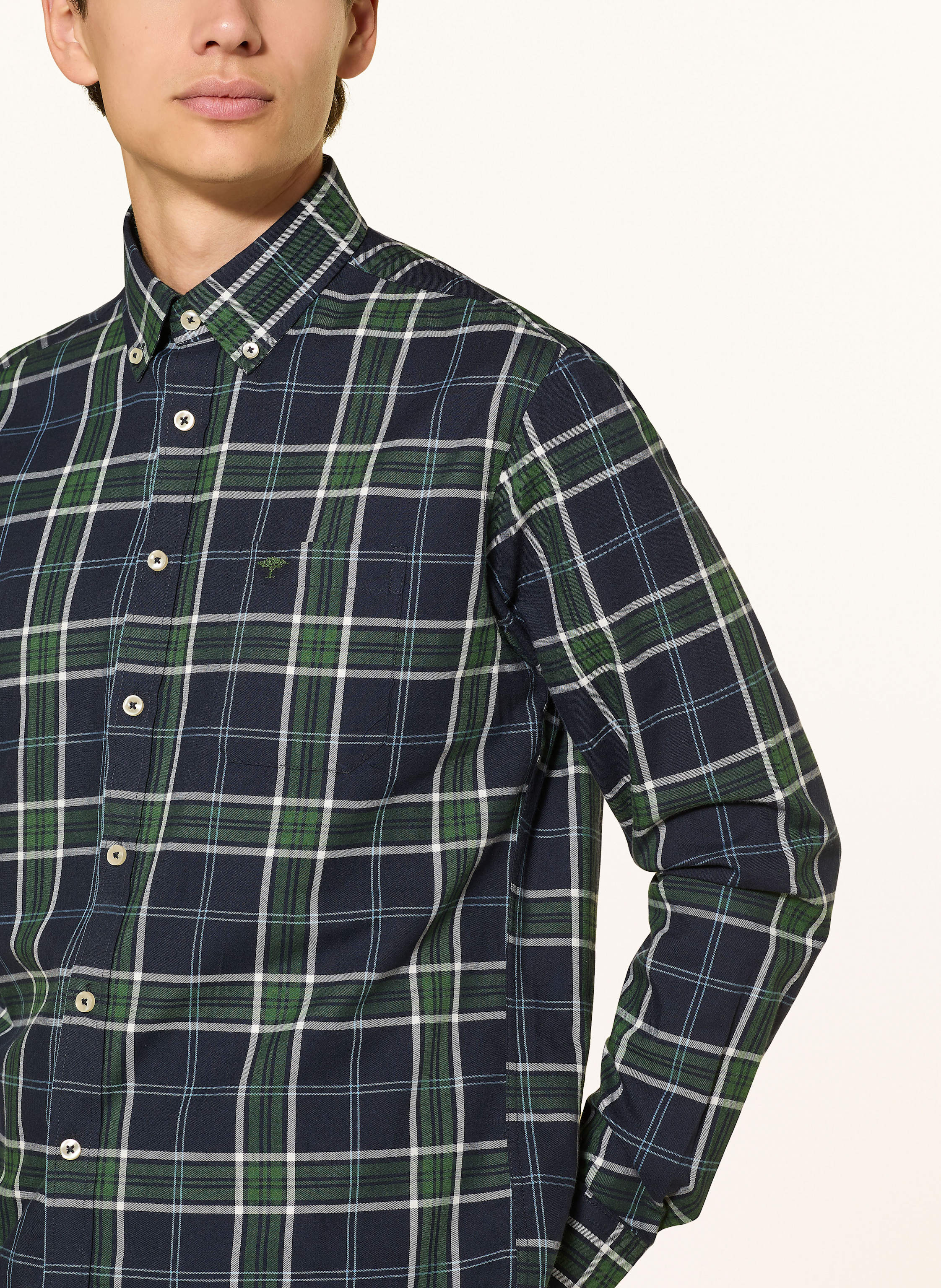 Thumbnail - Fynch-Hatton Hemd Regular Fit blau