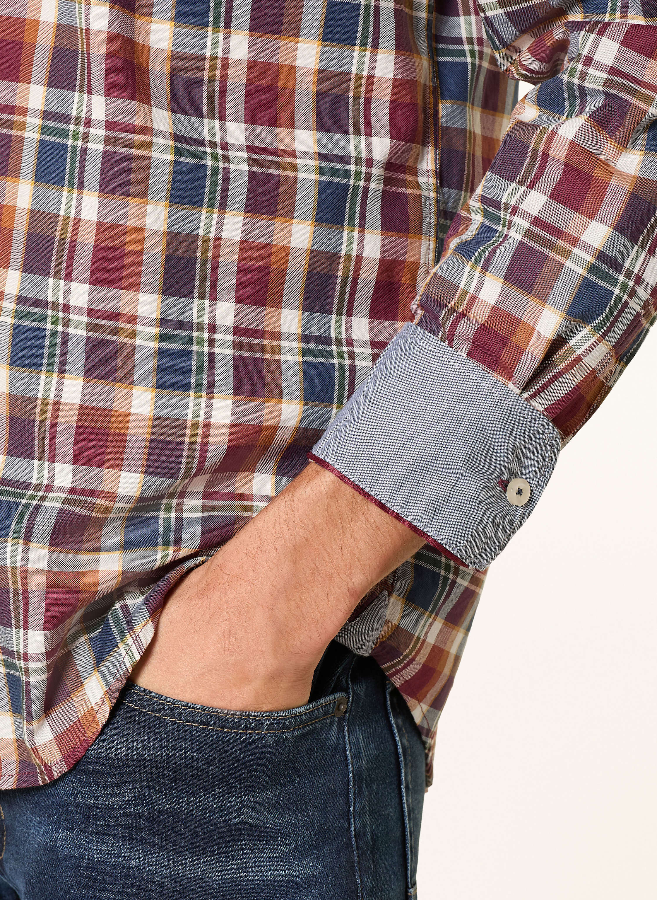 Thumbnail - Fynch-Hatton Hemd Regular Fit rot