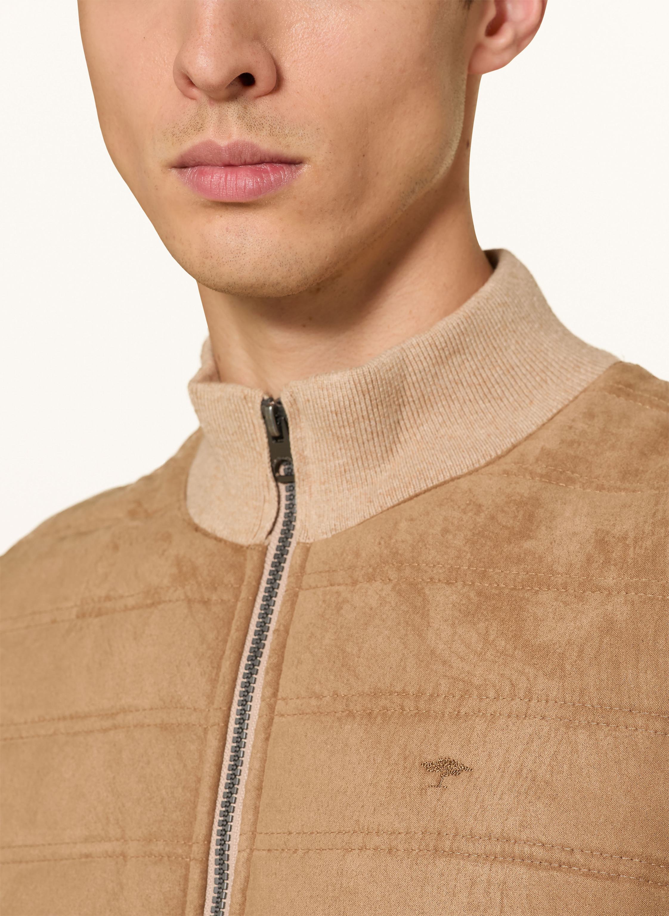 Thumbnail - Fynch-Hatton Weste Im Materialmix braun