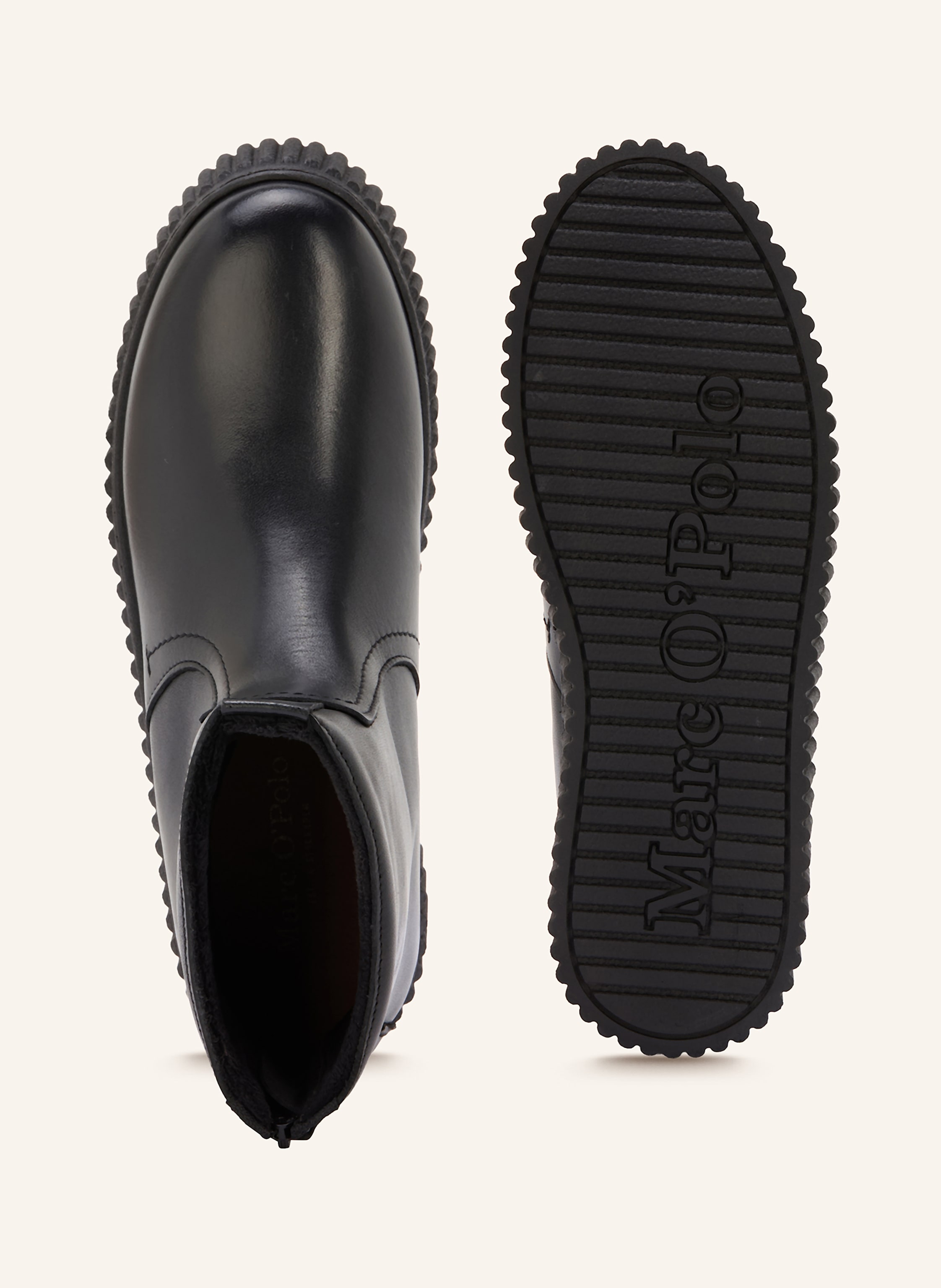 Thumbnail - Marc O'polo Plateau-Stiefelette Bianca schwarz