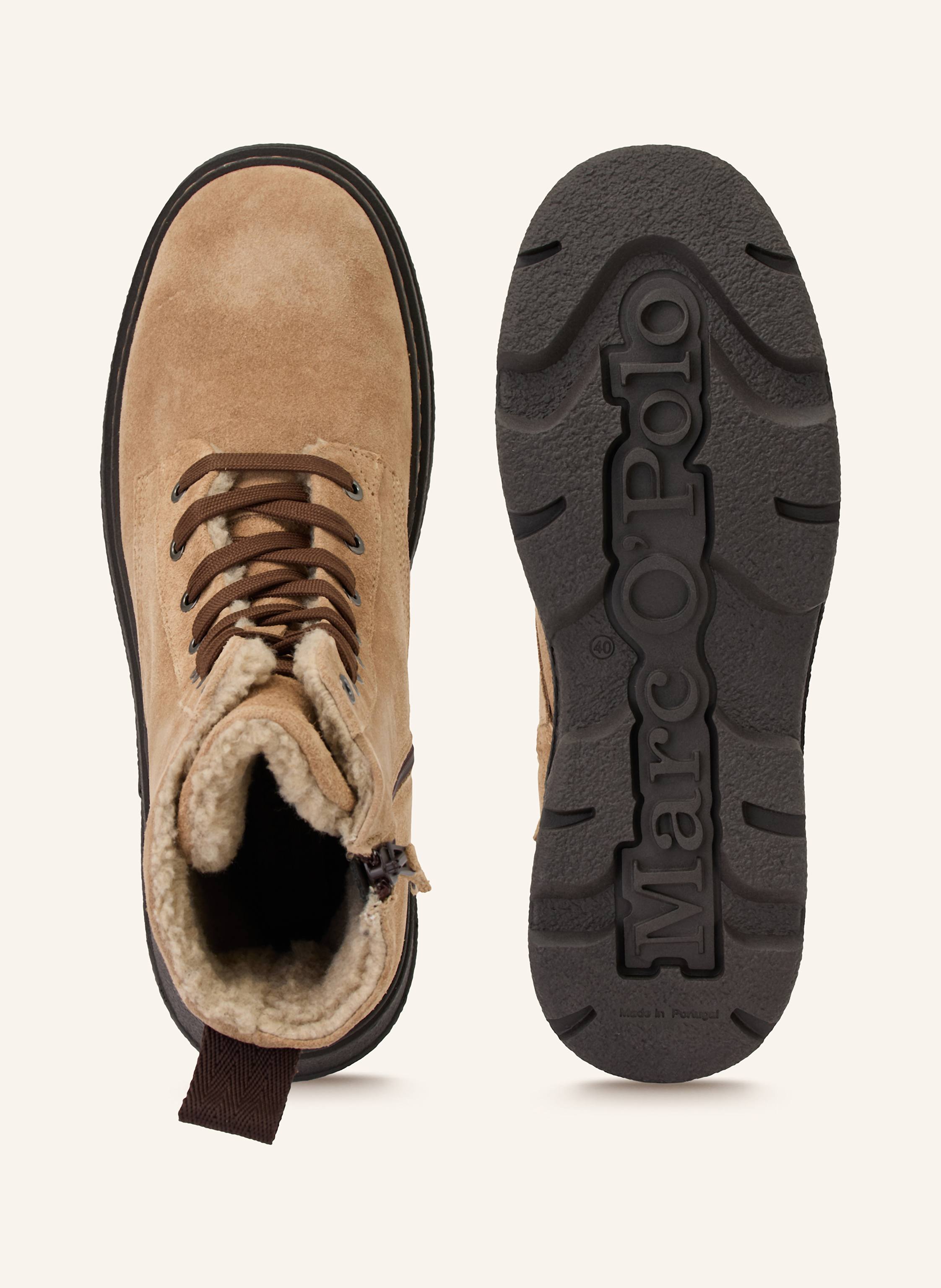 Thumbnail - Marc O'polo Schnürboots Elisa beige