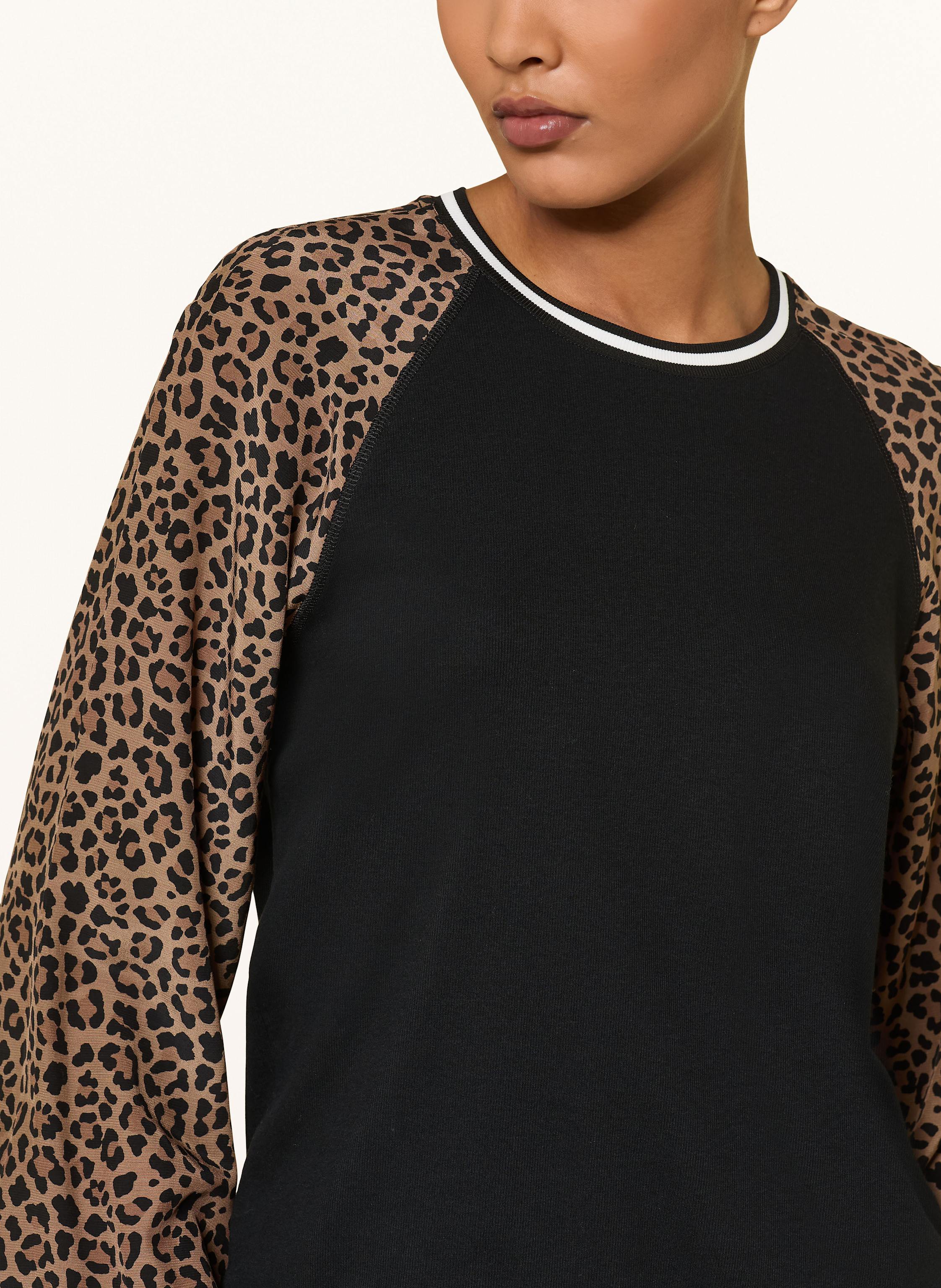 Thumbnail - Marc Cain Longsleeve Im Materalmix schwarz