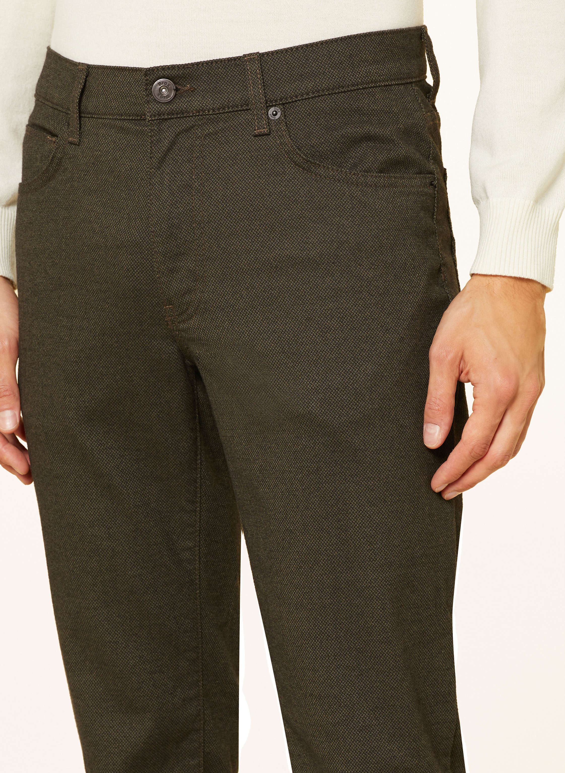 Thumbnail - Brax Hose Cadiz Straight Fit gruen