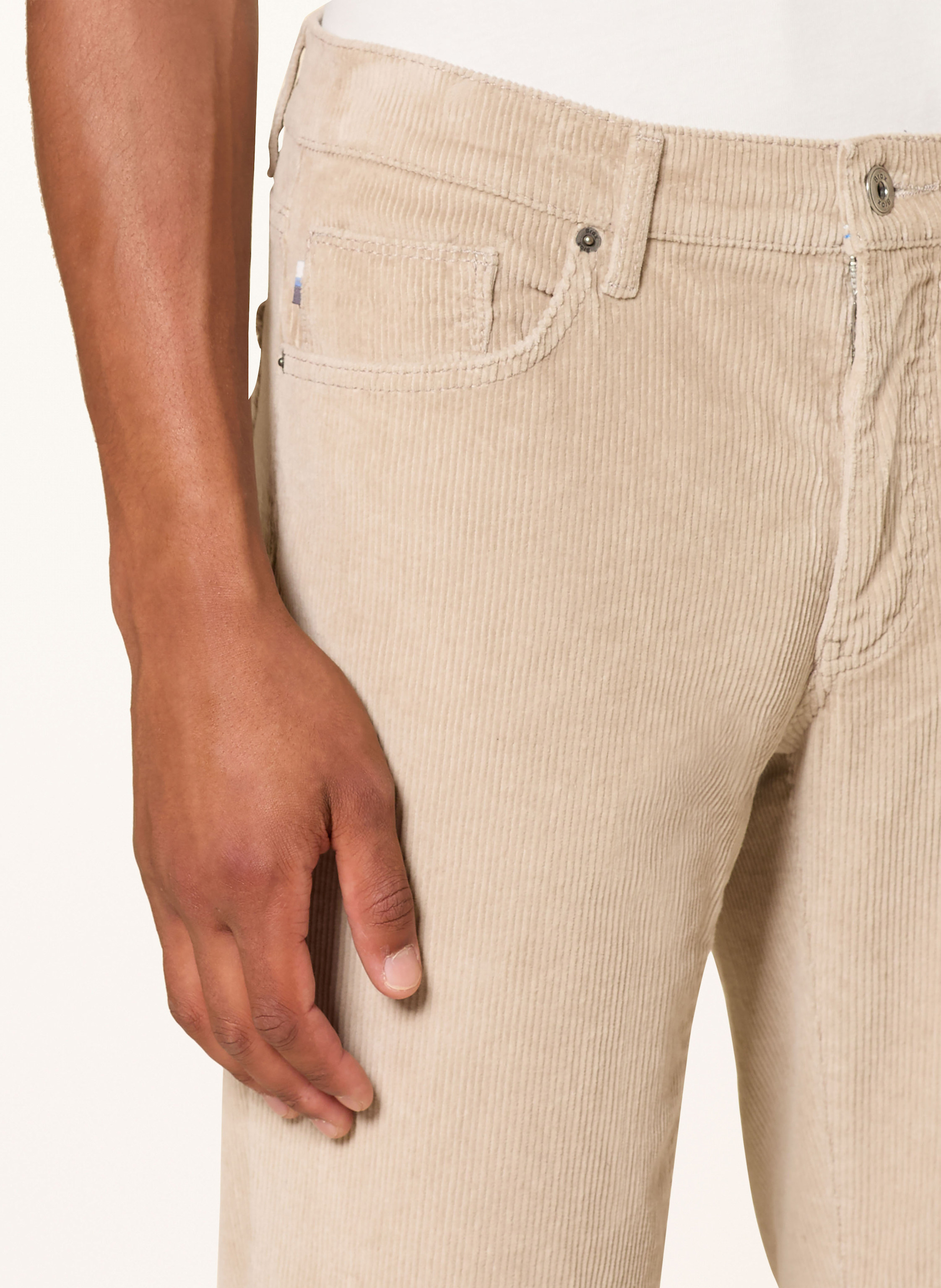 Thumbnail - Brax Cordhose Cadiz Straight Fit beige