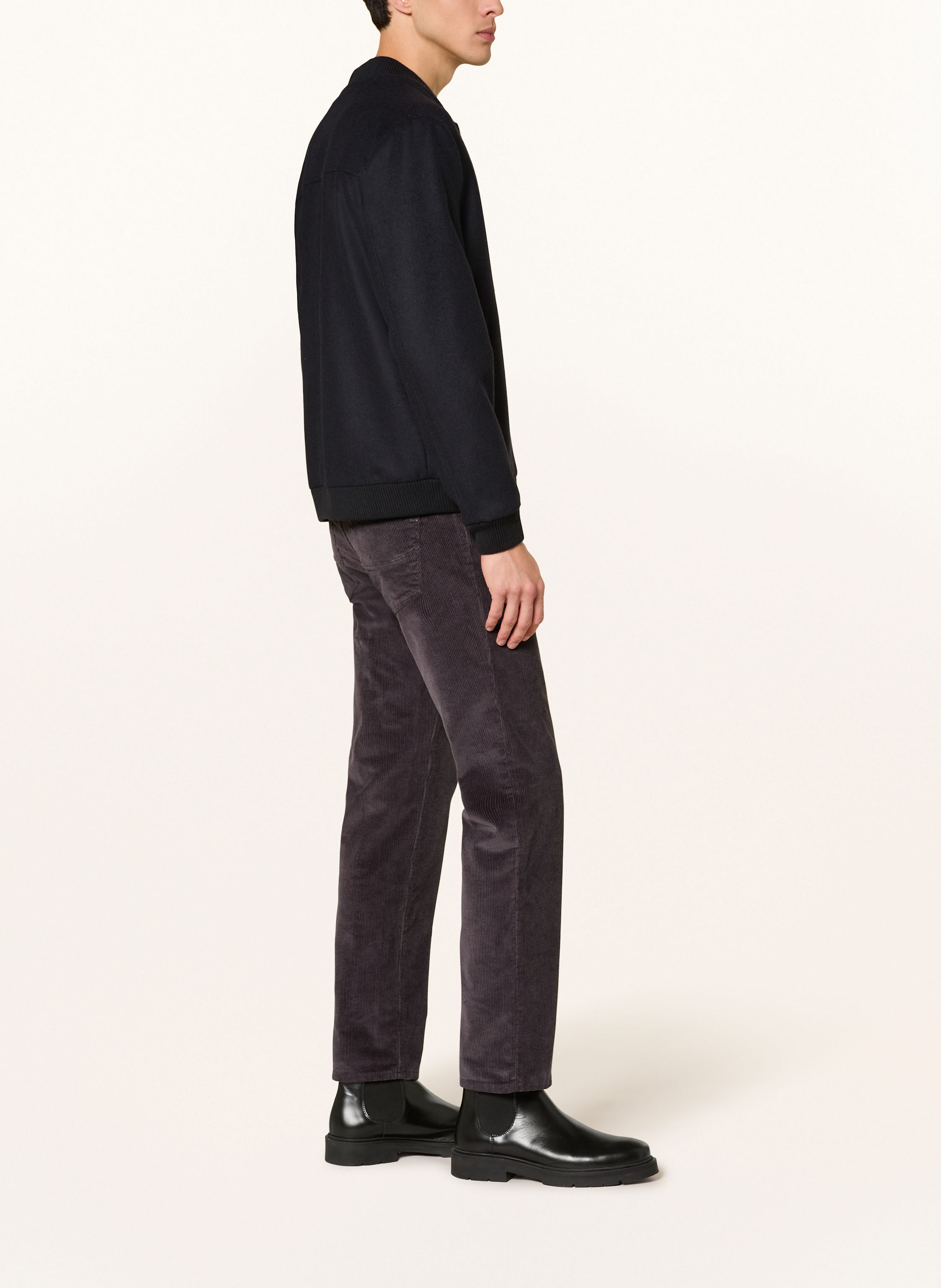 Thumbnail - Brax Cordhose Cadiz Straight Fit grau