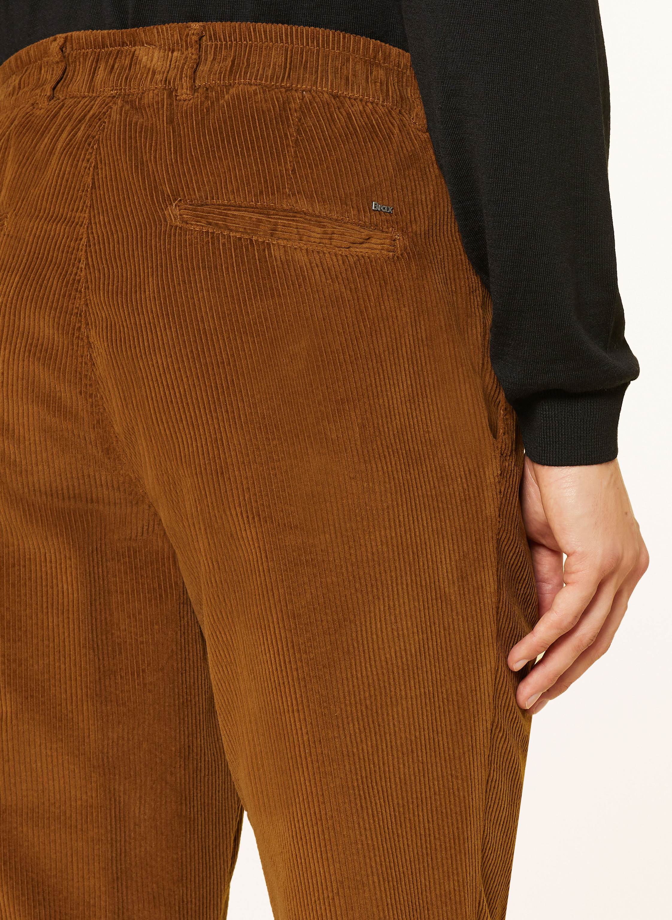 Thumbnail - Brax Cordhose Tino Relaxed Tapered Fit braun