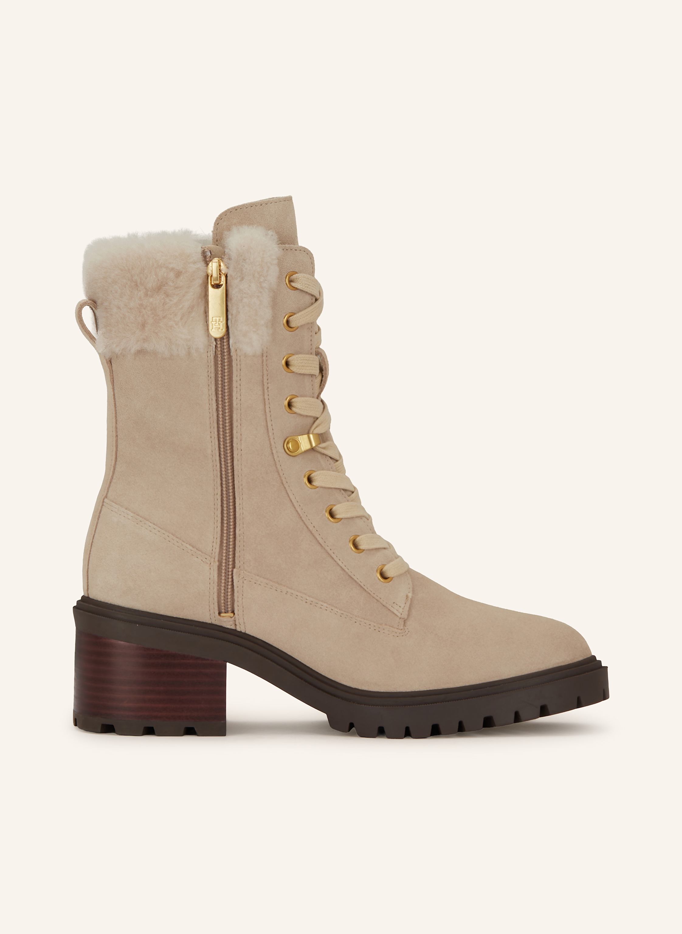 Thumbnail - Tommy Hilfiger Schnürstiefel beige