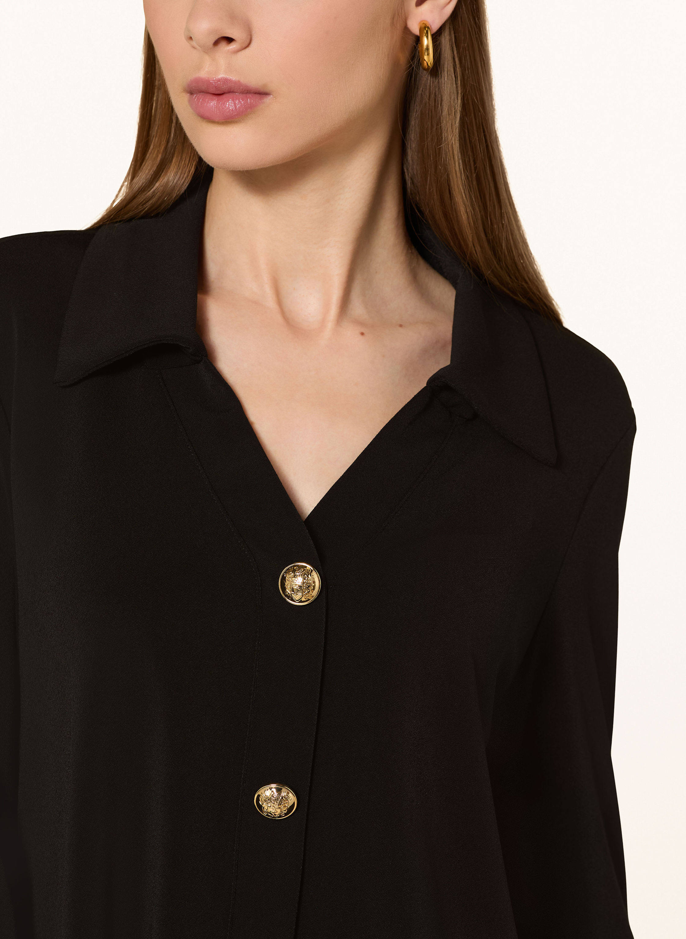 Thumbnail - Joseph Ribkoff Hemdbluse Aus Jersey schwarz