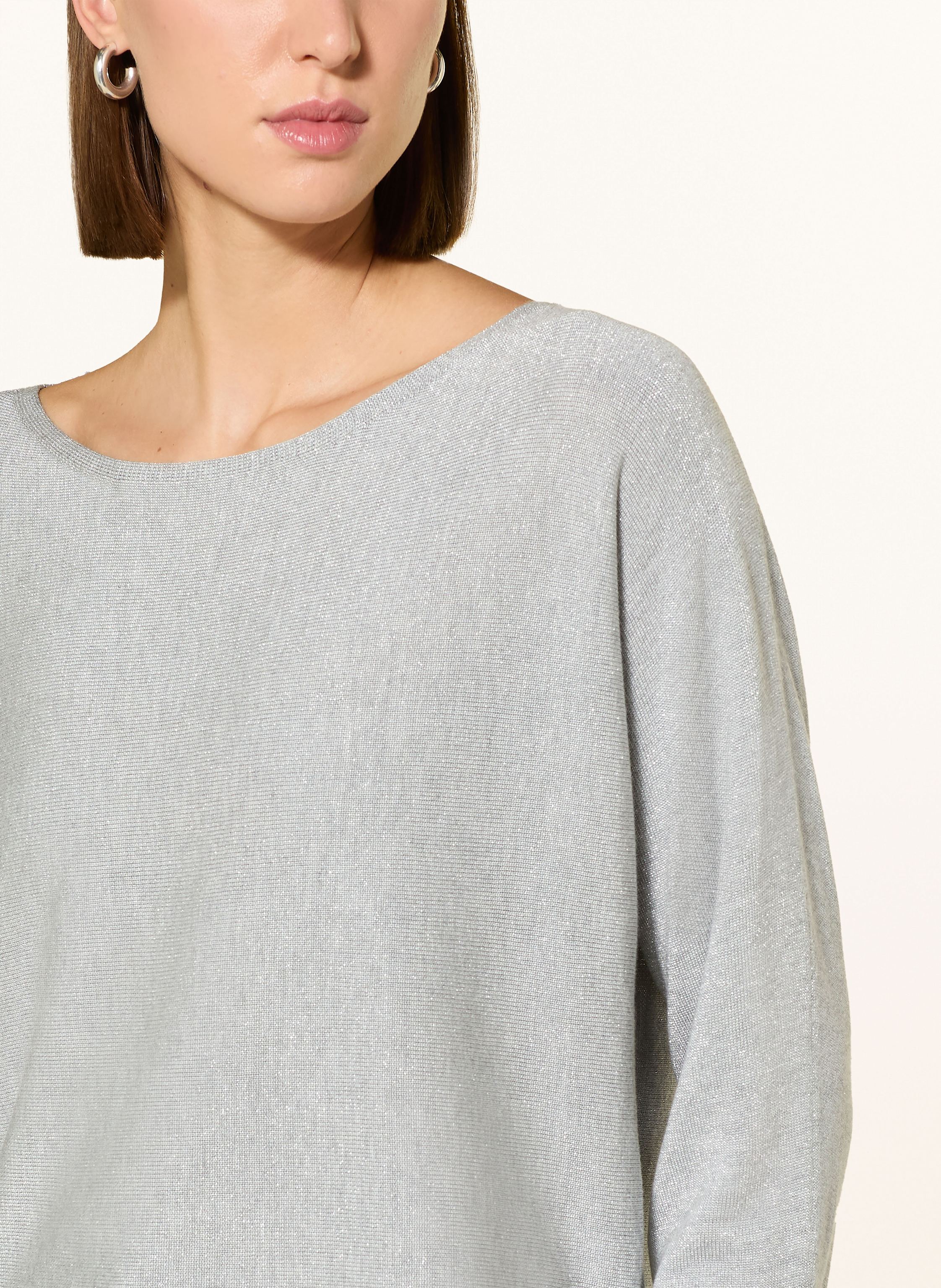 Thumbnail - S.Oliver Black Label Pullover Mit Glitzergarn silber