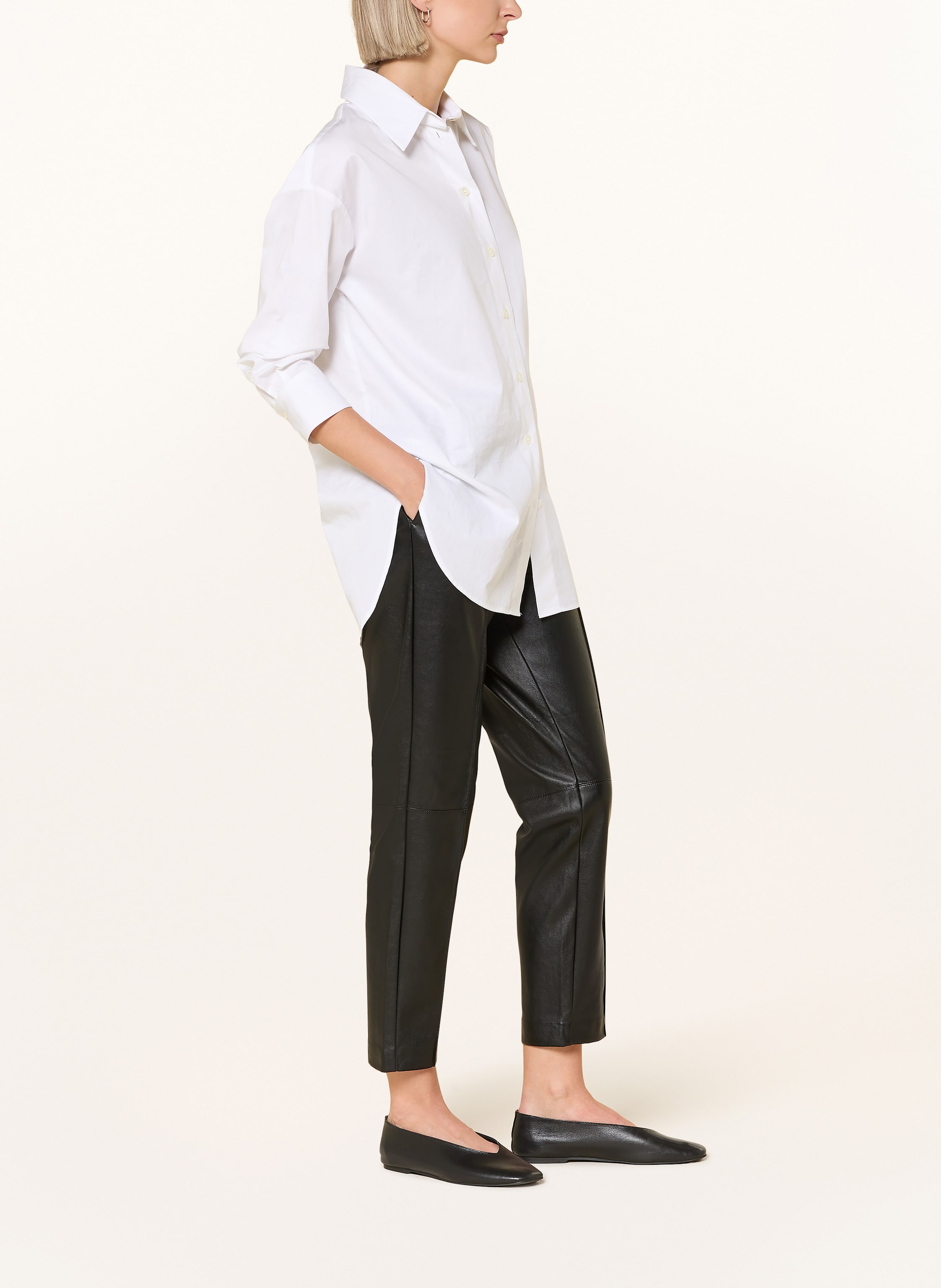 Thumbnail - S.Oliver Black Label Hose In Lederoptik schwarz