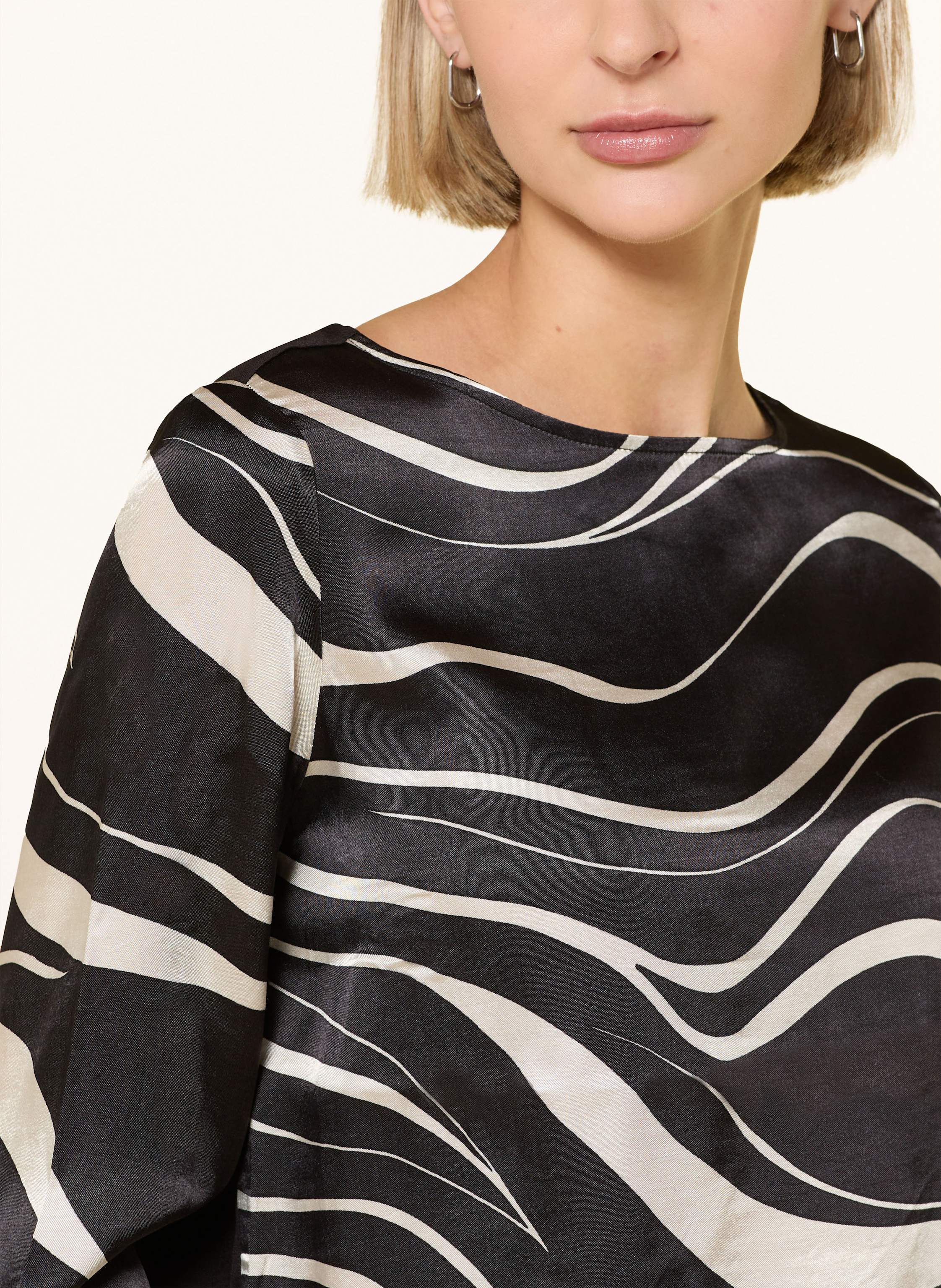 Thumbnail - S.Oliver Black Label Blusenshirt Aus Satin schwarz