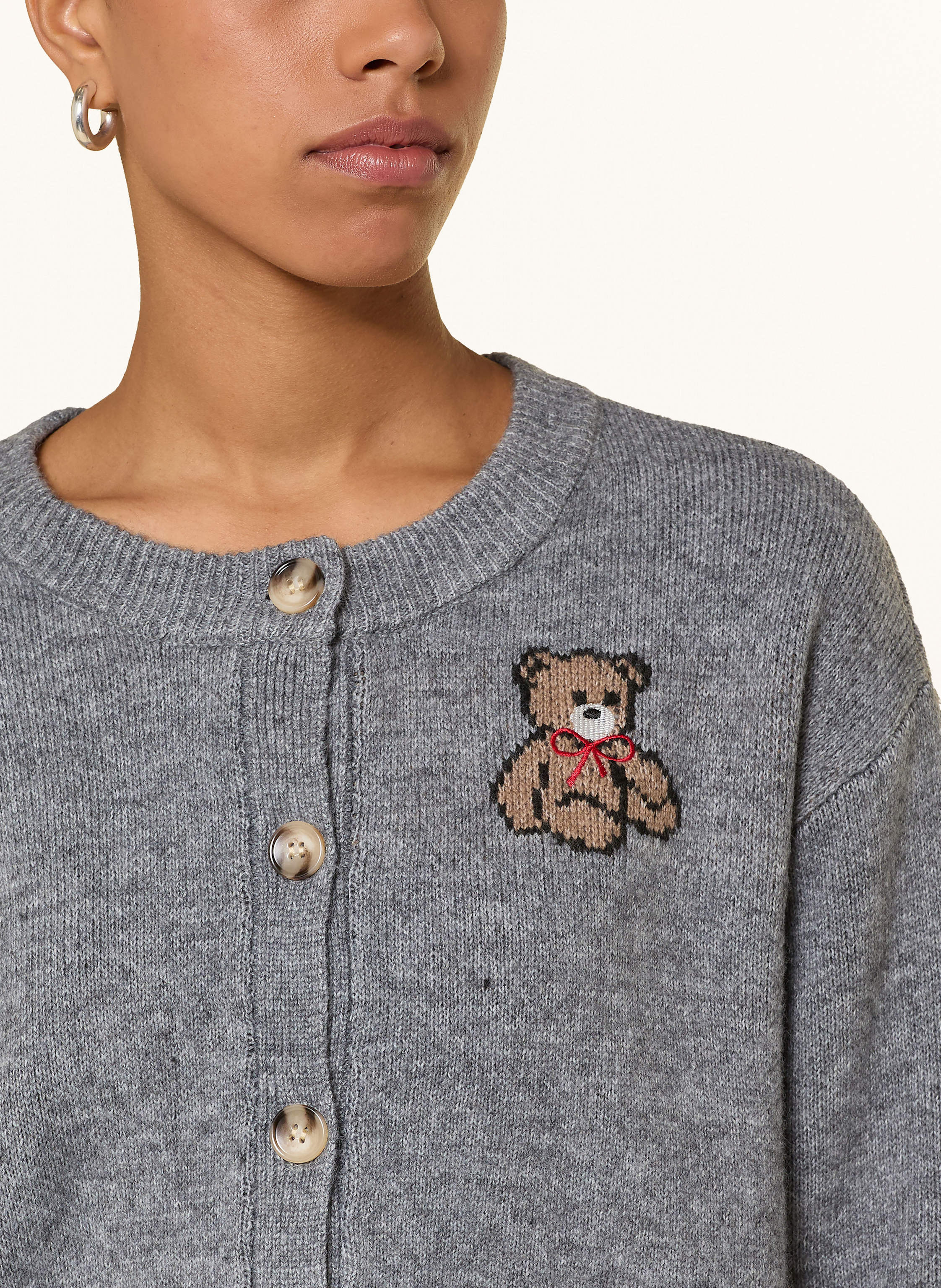 Thumbnail - Only Strickjacke grau