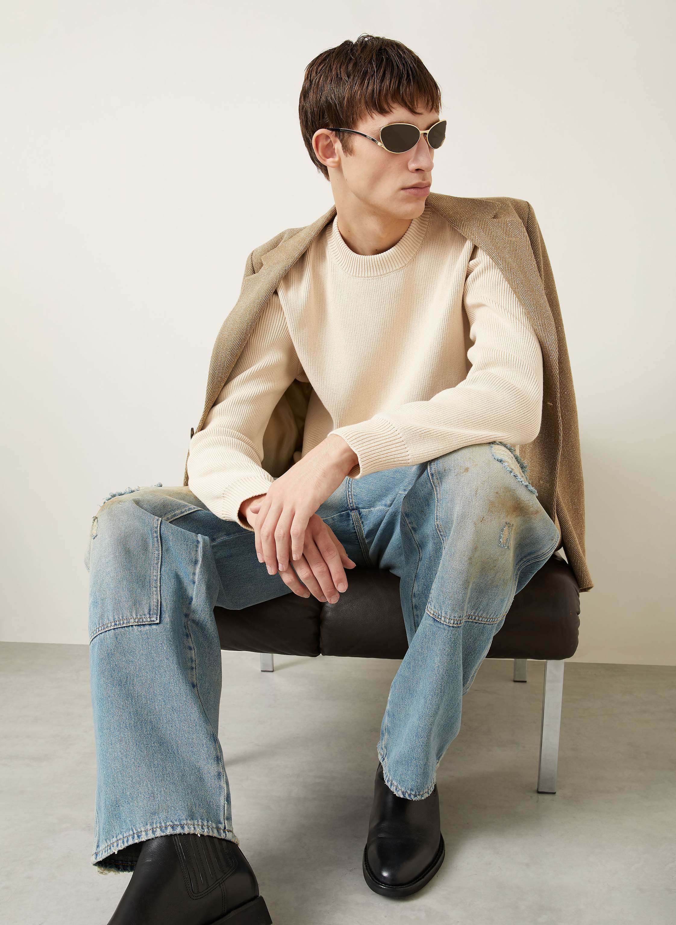 Thumbnail - Golden Goose Pullover beige