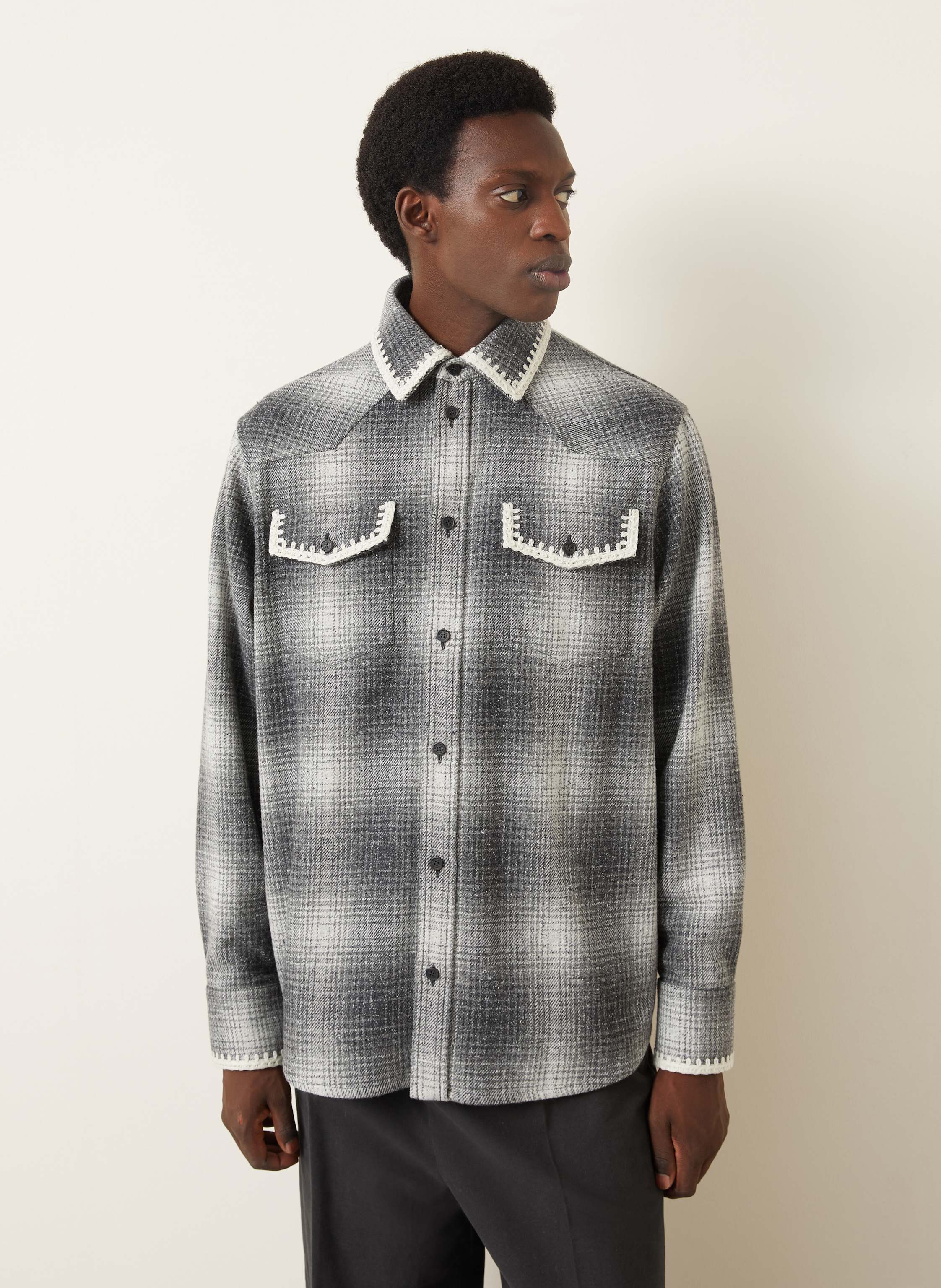 Thumbnail - Golden Goose Overjacket Journey grau