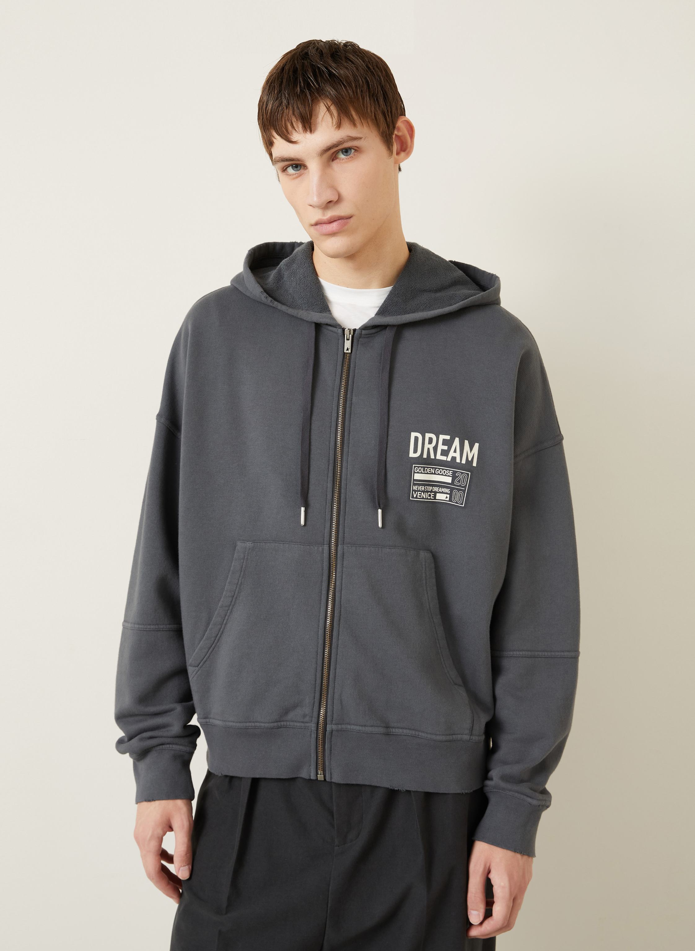 Thumbnail - Golden Goose Sweatjacke Journey grau