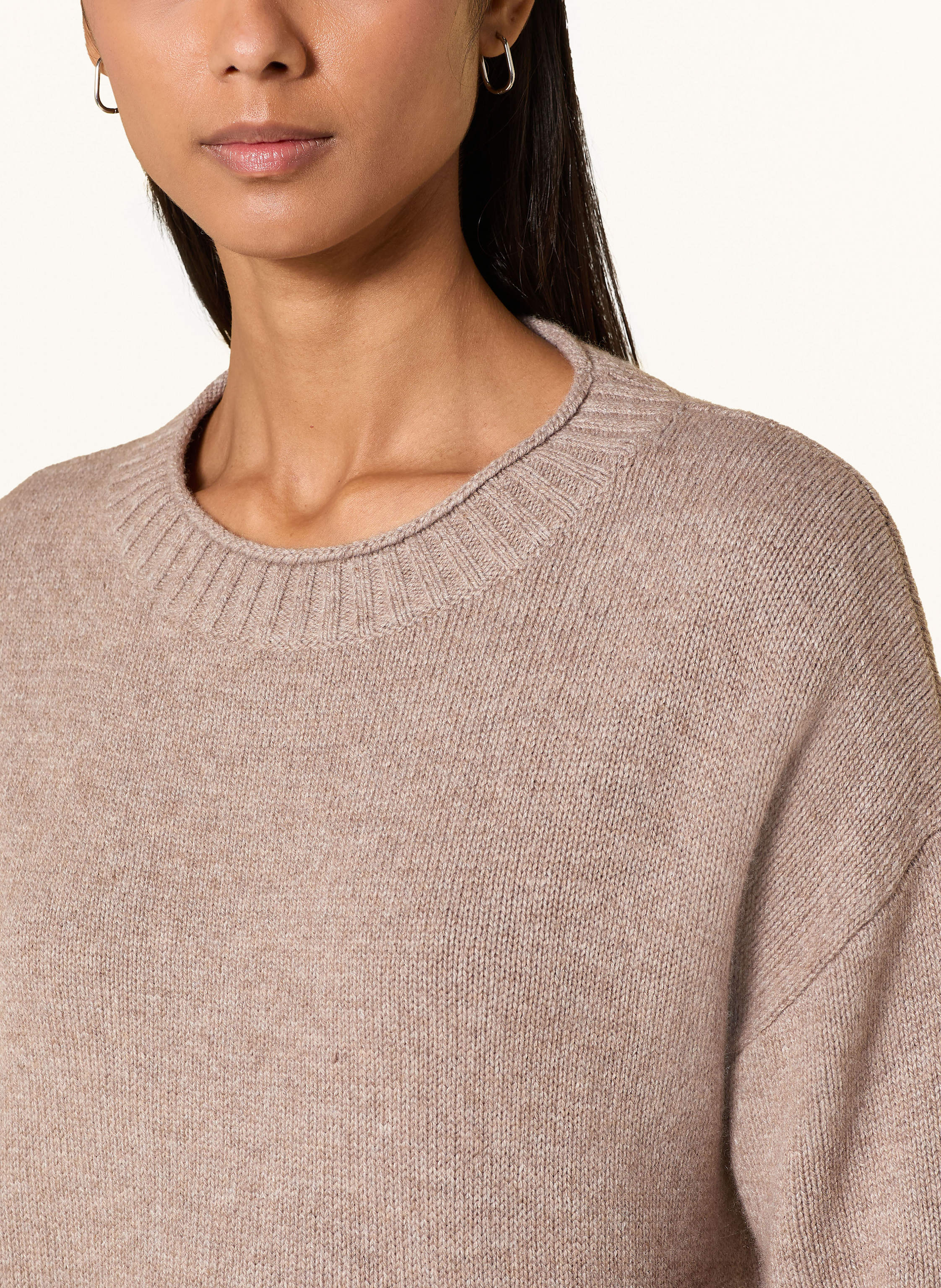 Thumbnail - Oui Pullover beige