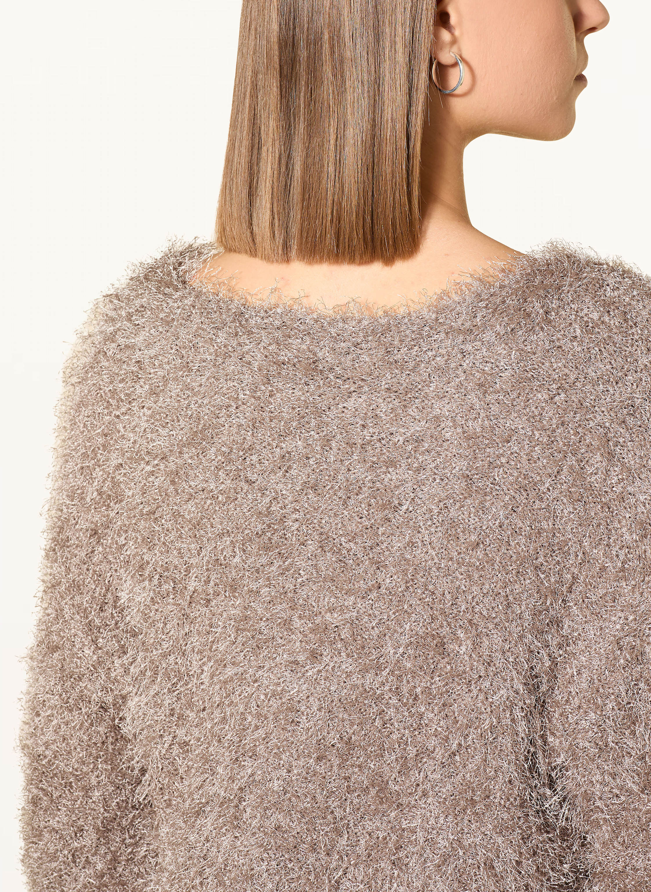 Thumbnail - Oui Strickjacke beige