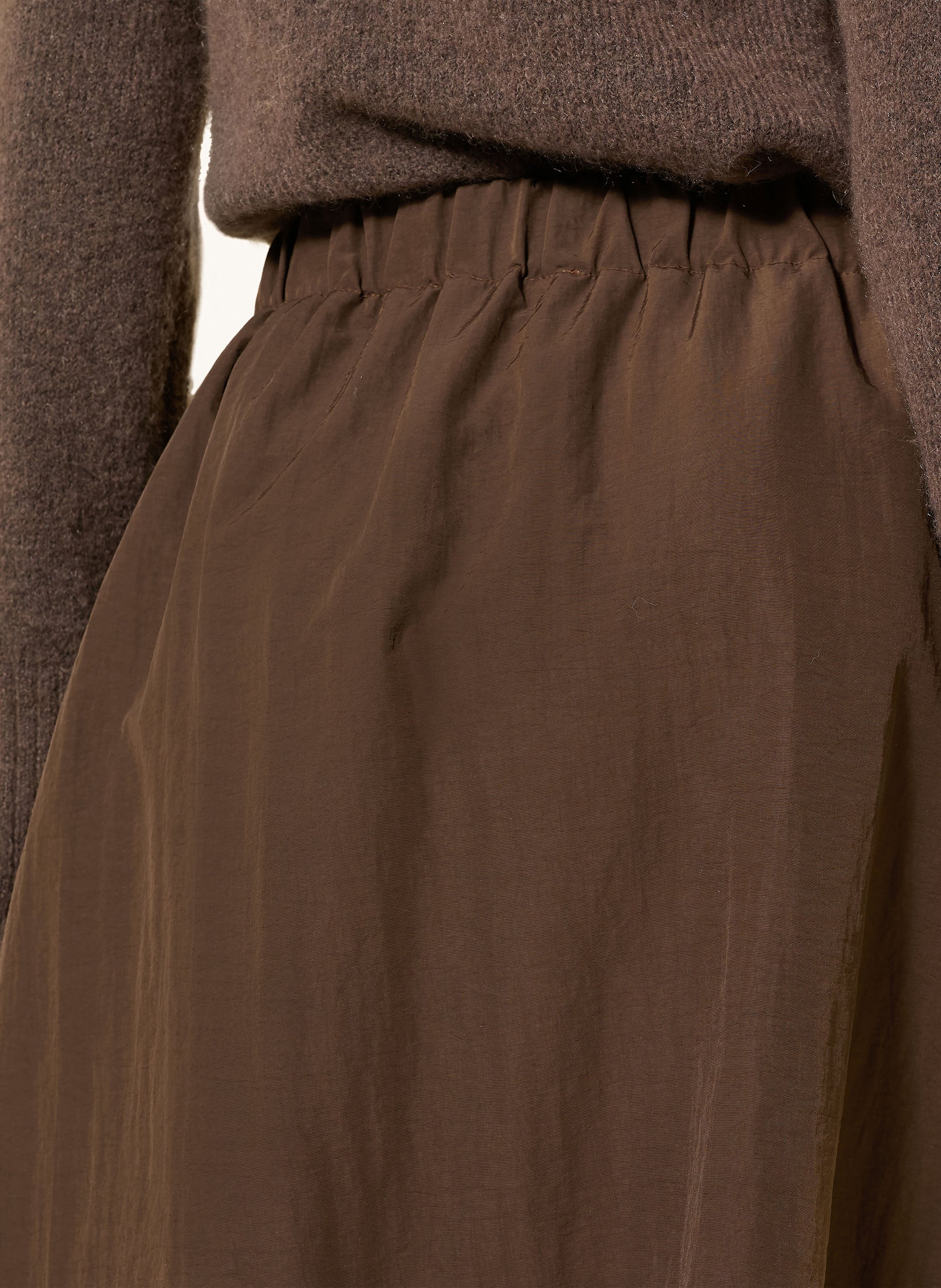 Thumbnail - Smith & Soul Faltenrock braun