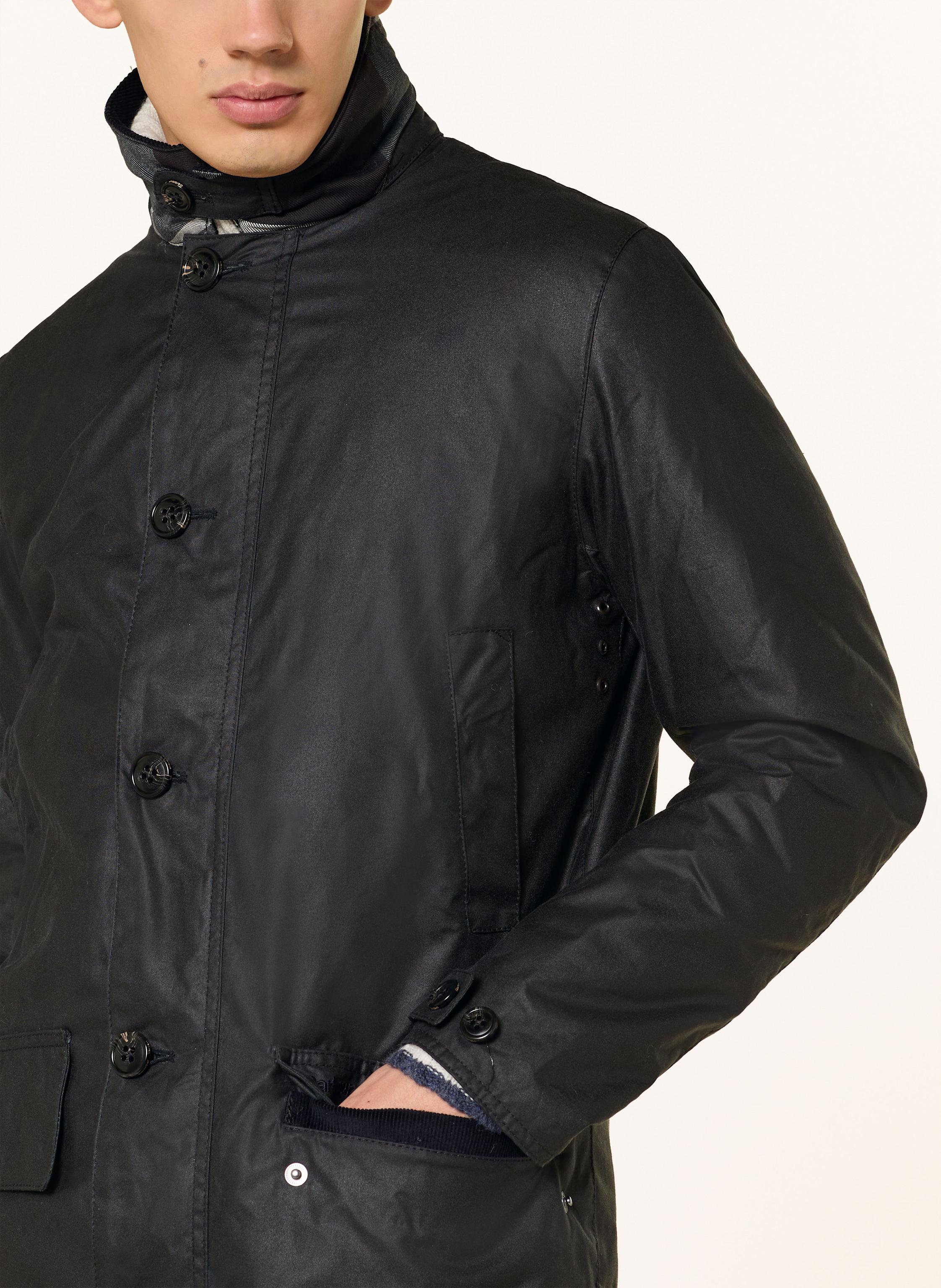 Thumbnail - Barbour Jacke Wax Mac blau