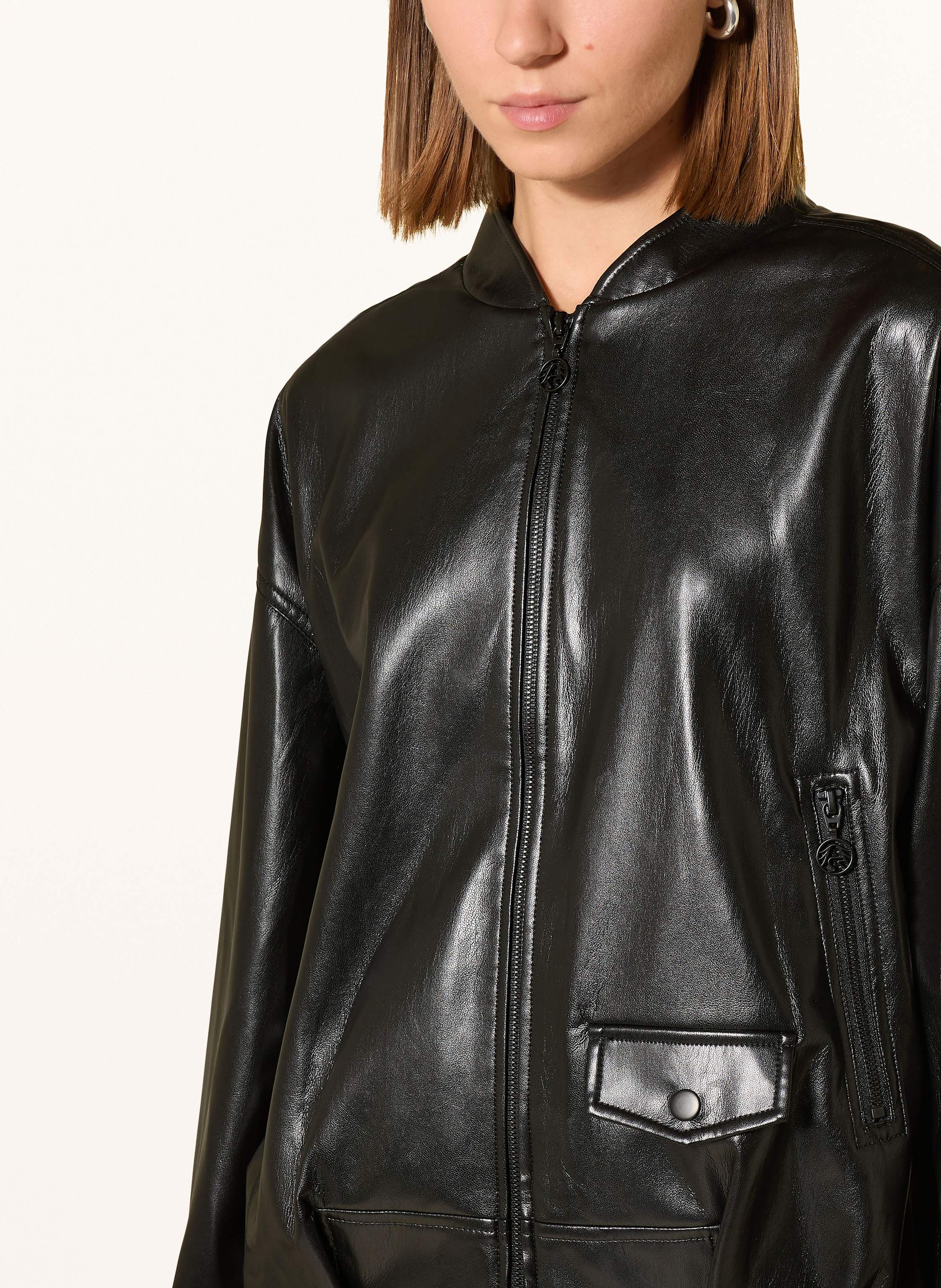 Thumbnail - Sportalm Blouson In Lederoptik schwarz