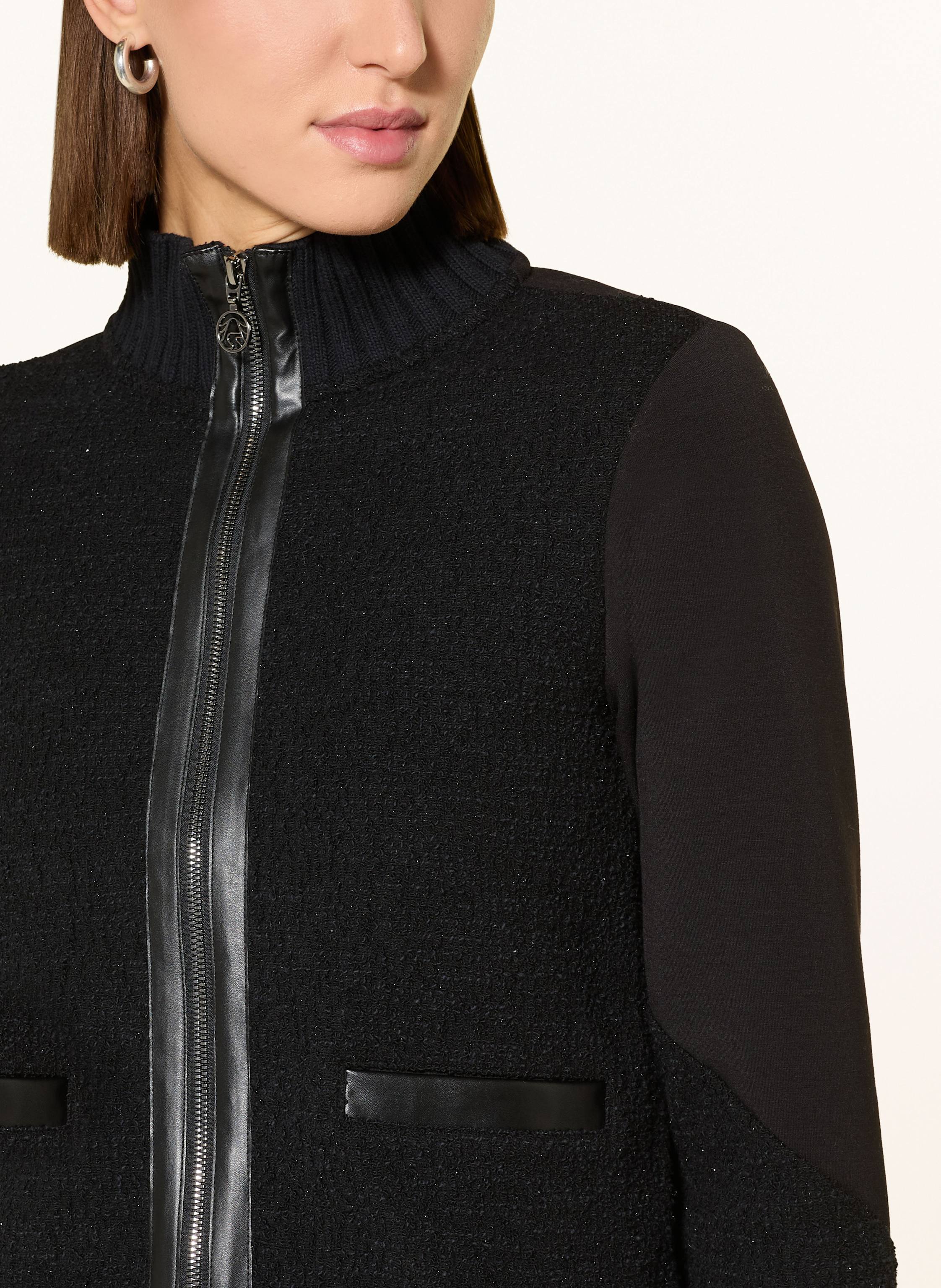 Thumbnail - Sportalm Sweatjacke Mit Glitzergarn schwarz