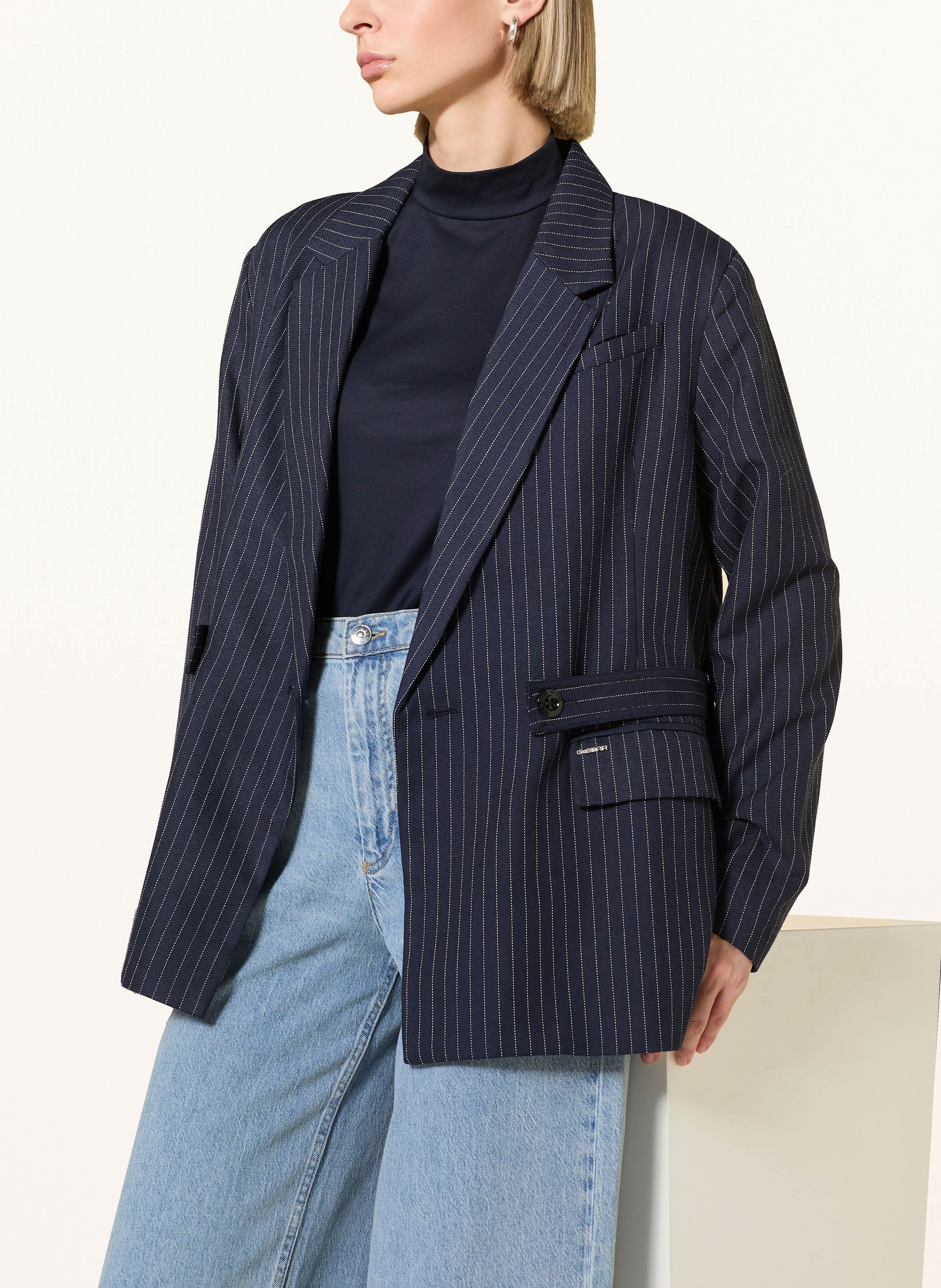 Thumbnail - Desoto Longsleeve Anna blau