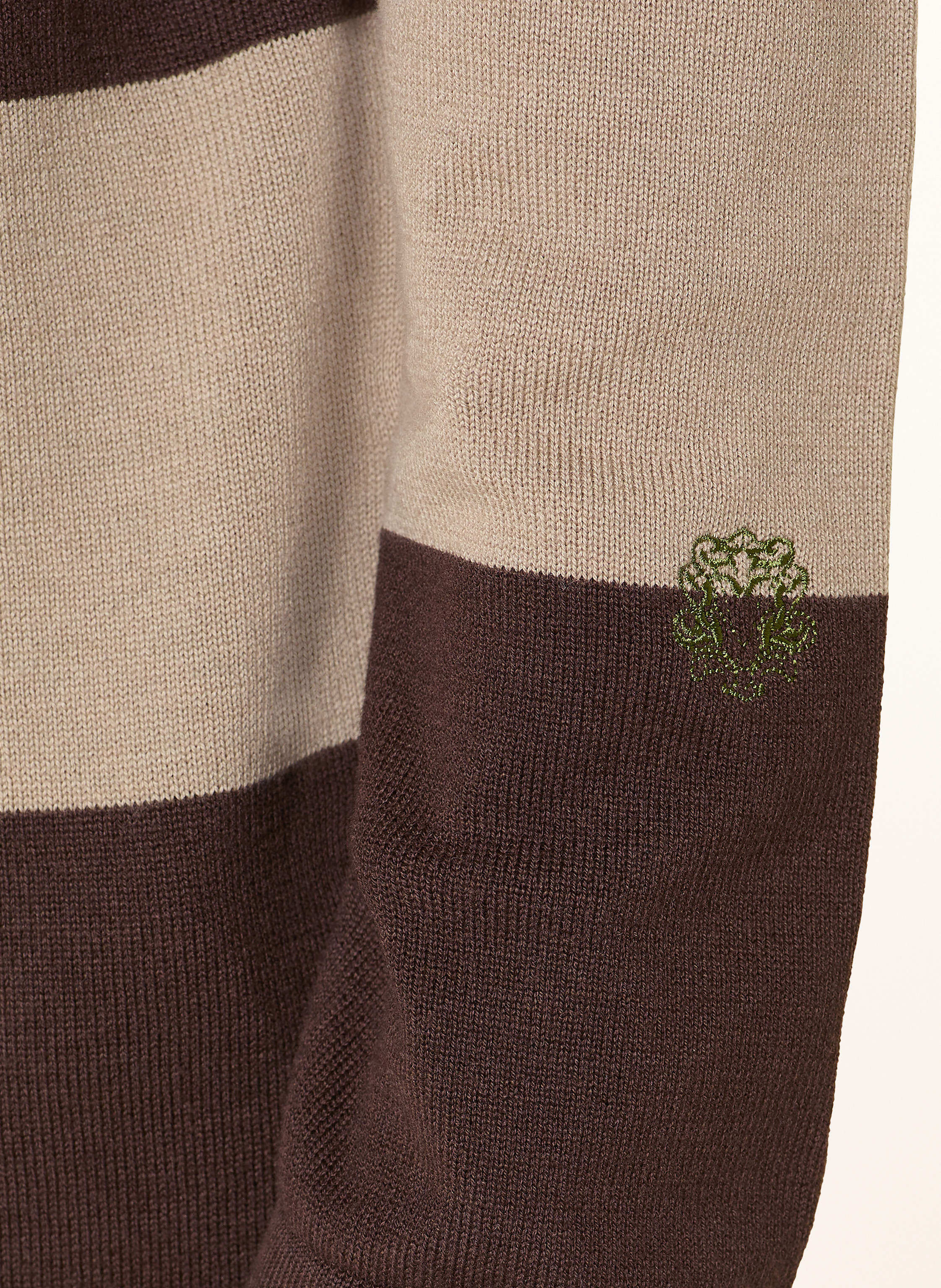 Thumbnail - Mos Mosh Gallery Strick-Poloshirt Mmgroyal braun