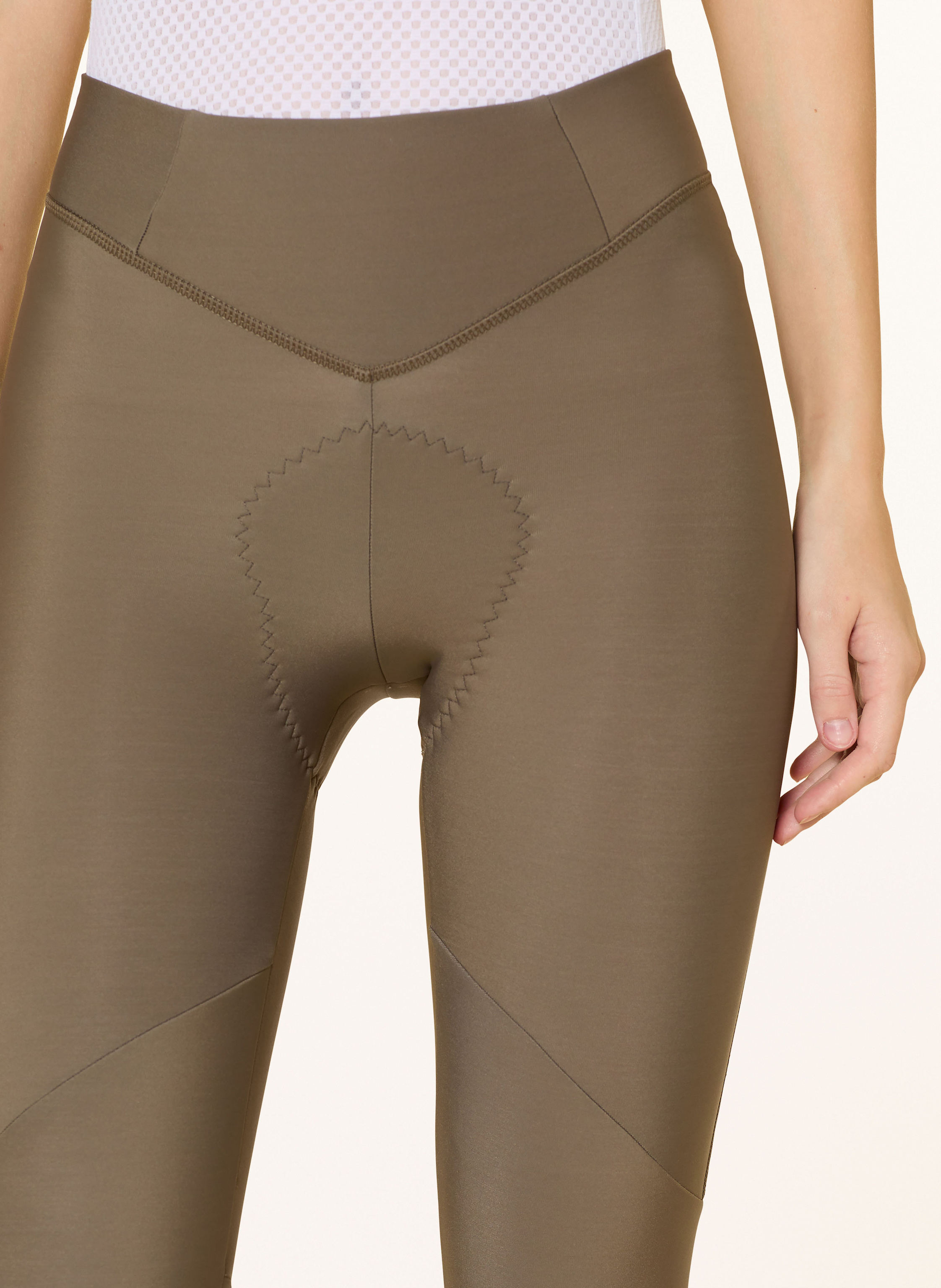 Thumbnail - Café Du Cycliste Thermo-Radhose Theresa Mit Gepolstertem Einsatz braun