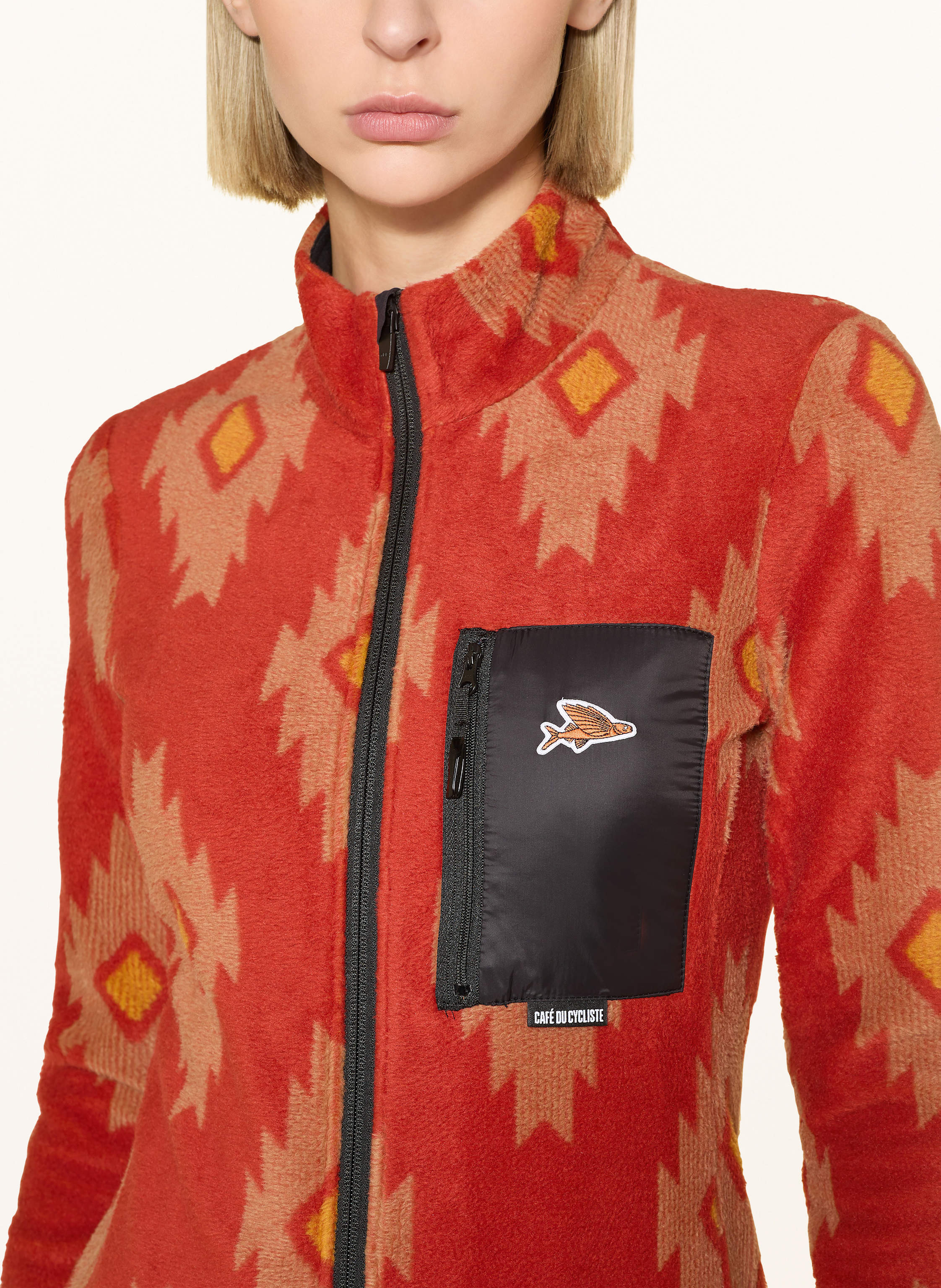 Thumbnail - Café Du Cycliste Radtrikot Solange orange