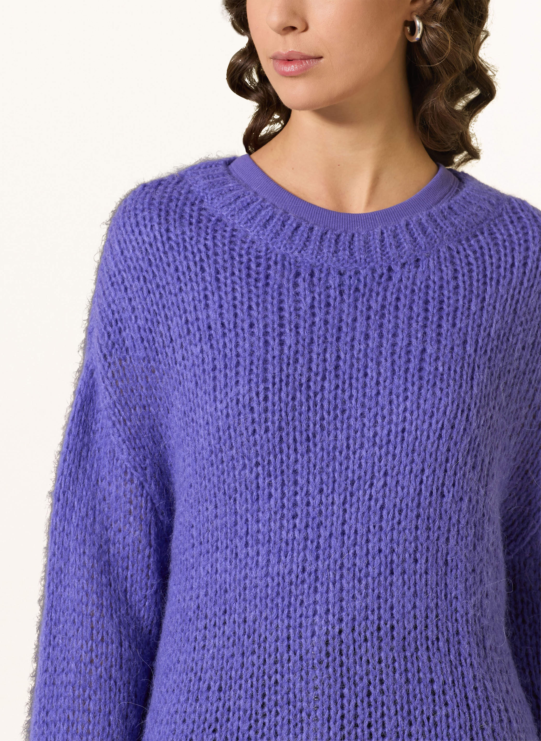 Thumbnail - Hugo Pullover Slookina Mit Alpaka lila