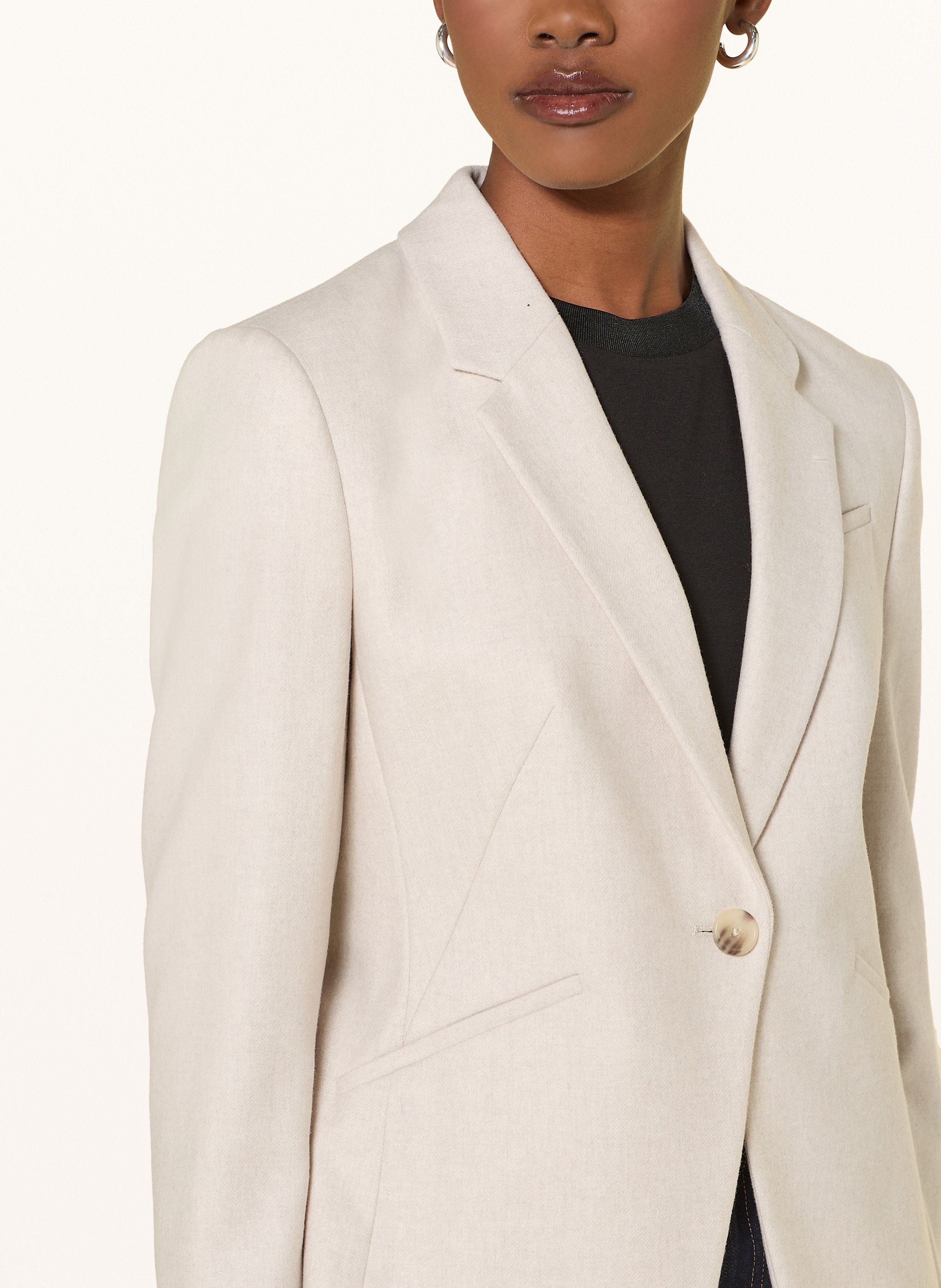 Thumbnail - Boss Flanellblazer Jia beige