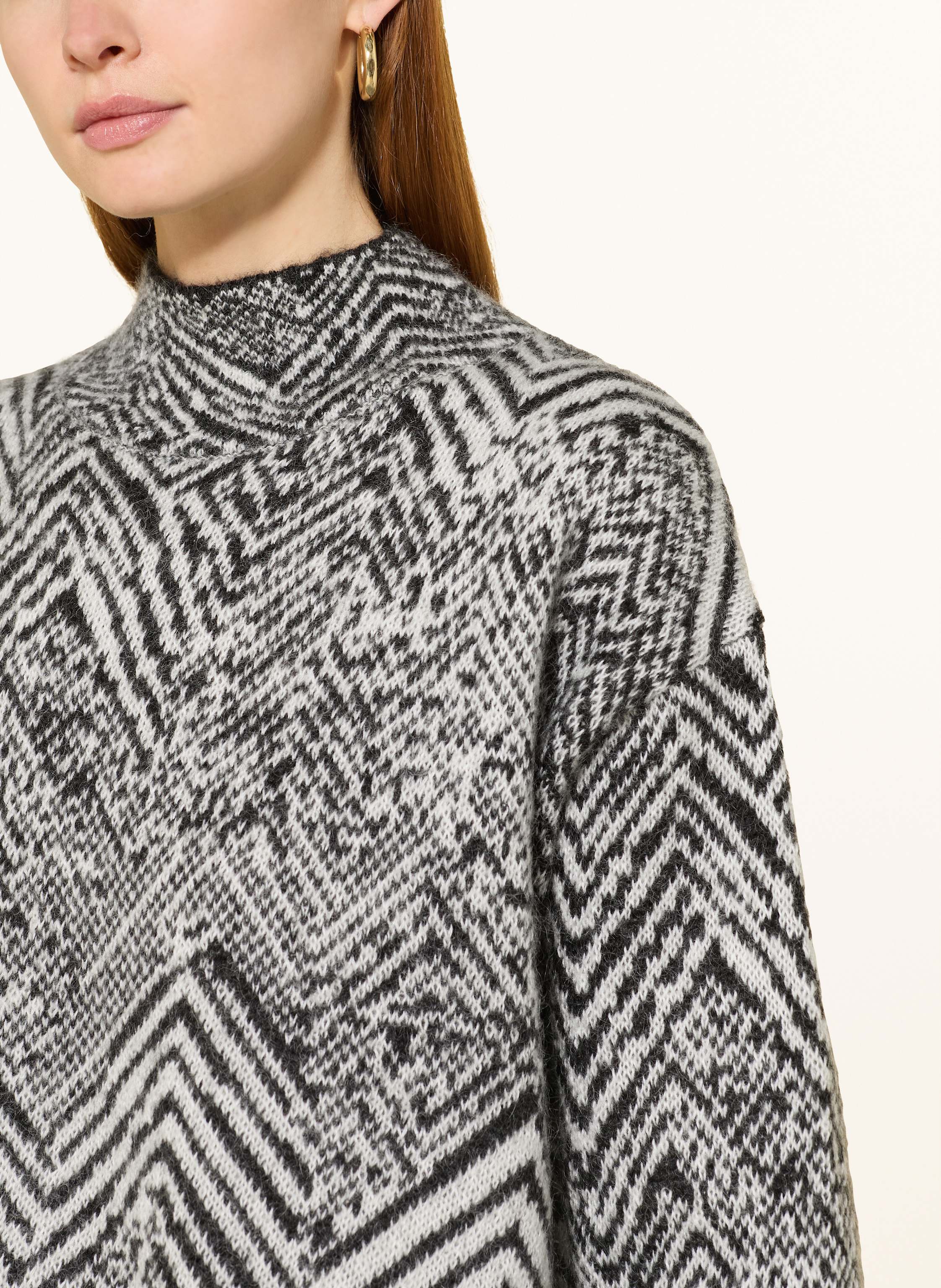 Thumbnail - Boss Pullover Faclina Mit Mohair schwarz