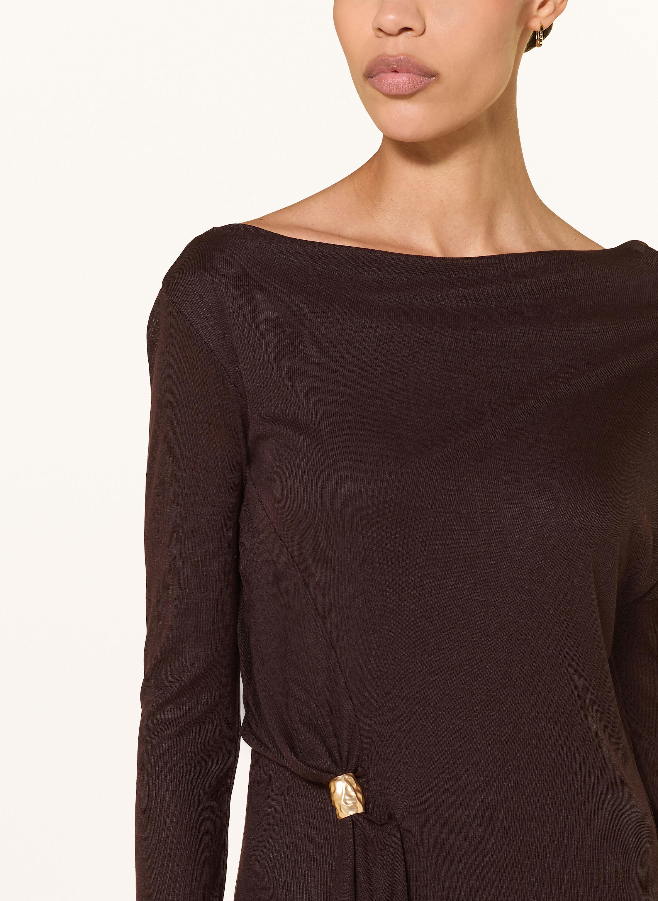 Thumbnail - Boss Strickkleid Evargo braun