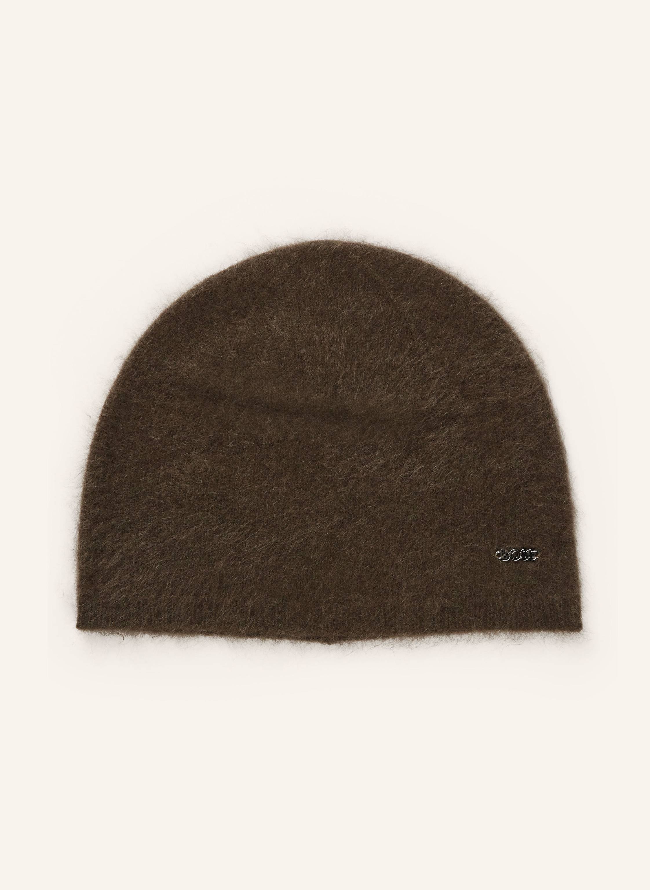 Boss Boss Cashmere-Mütze Lareni grau in KHAKI