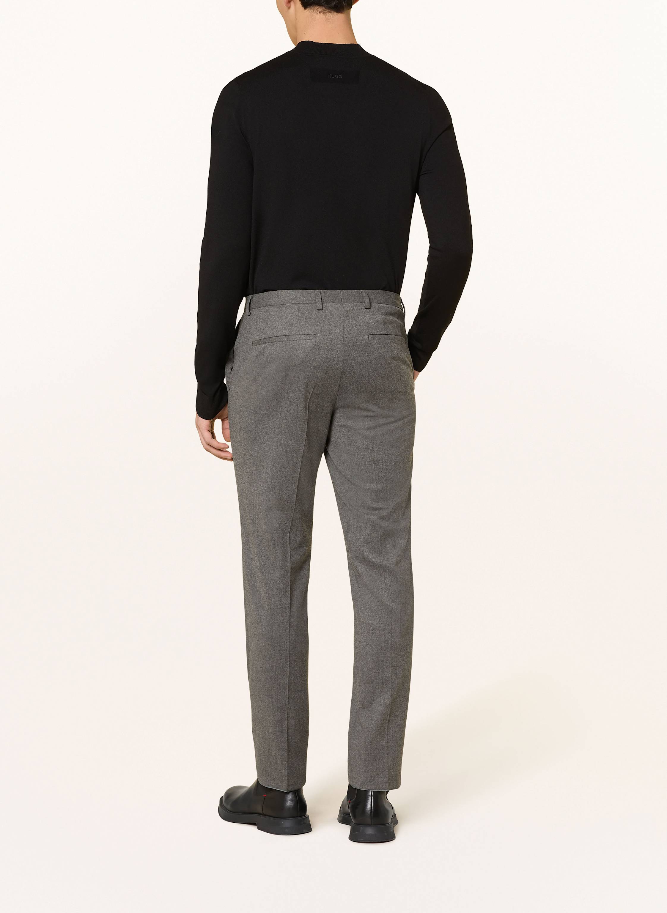 Thumbnail - Hugo Hose Hesten Extra Slim Fit grau