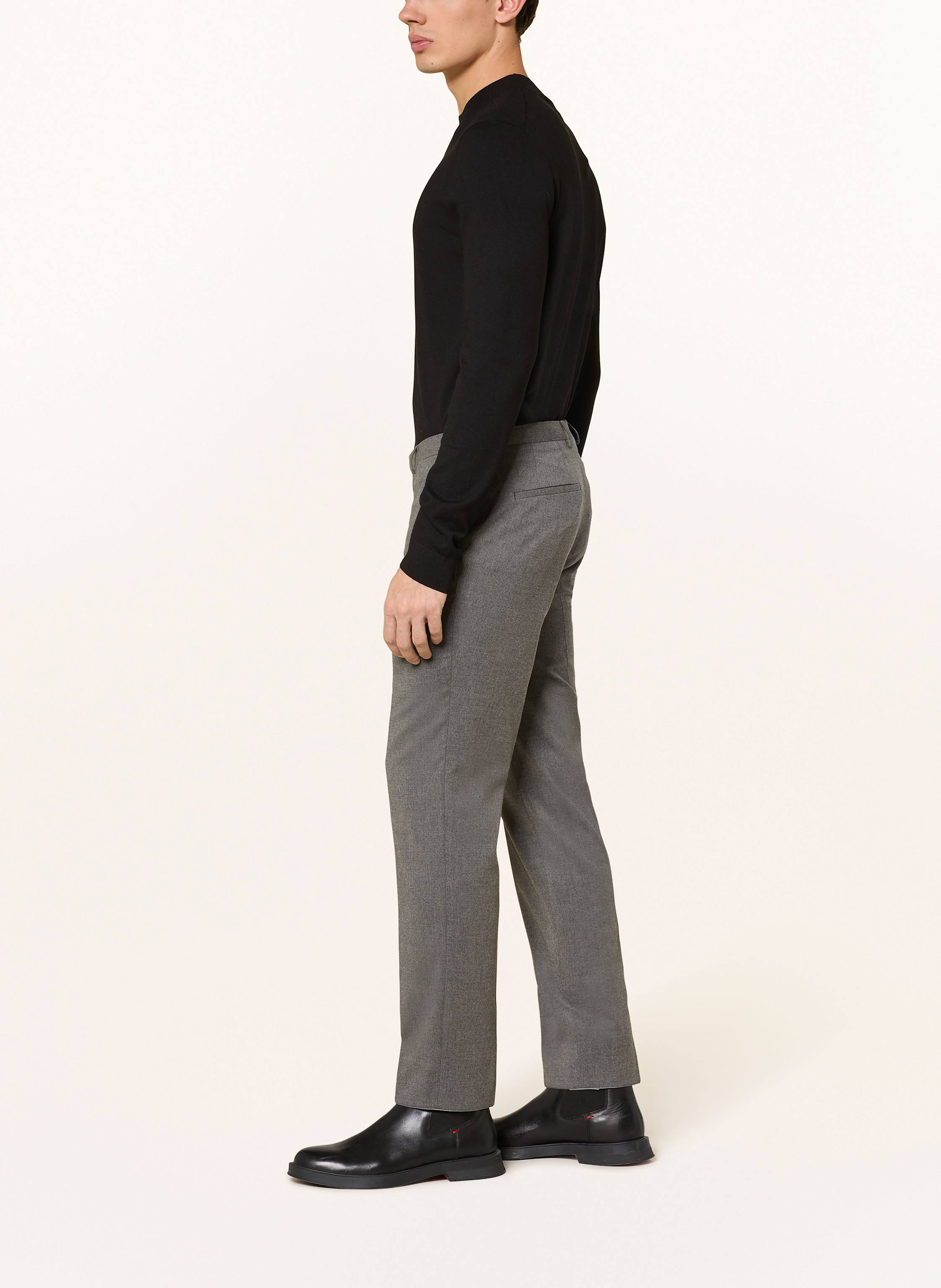 Thumbnail - Hugo Hose Hesten Extra Slim Fit grau