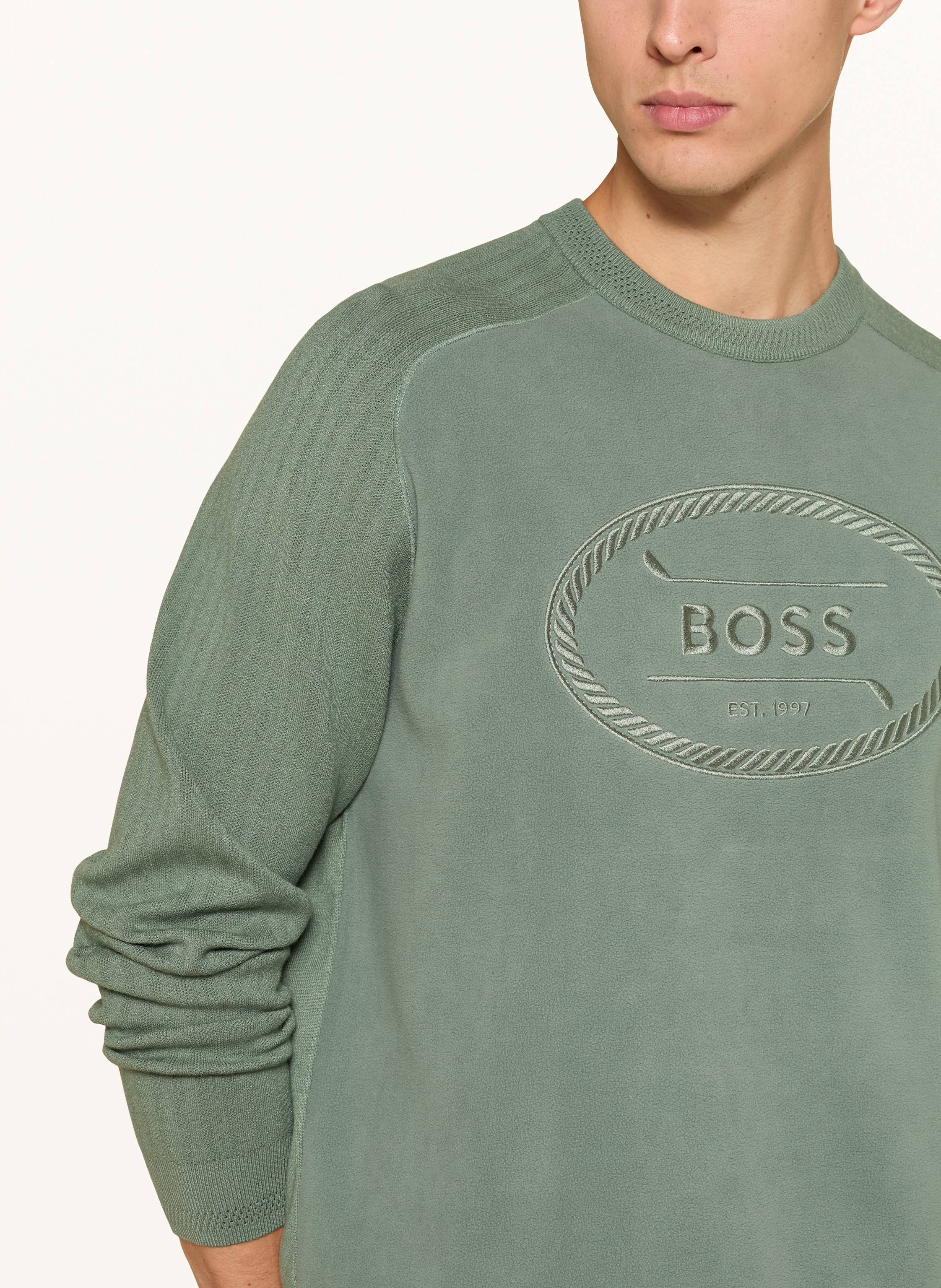 Thumbnail - Boss Sweatshirt Hole gruen