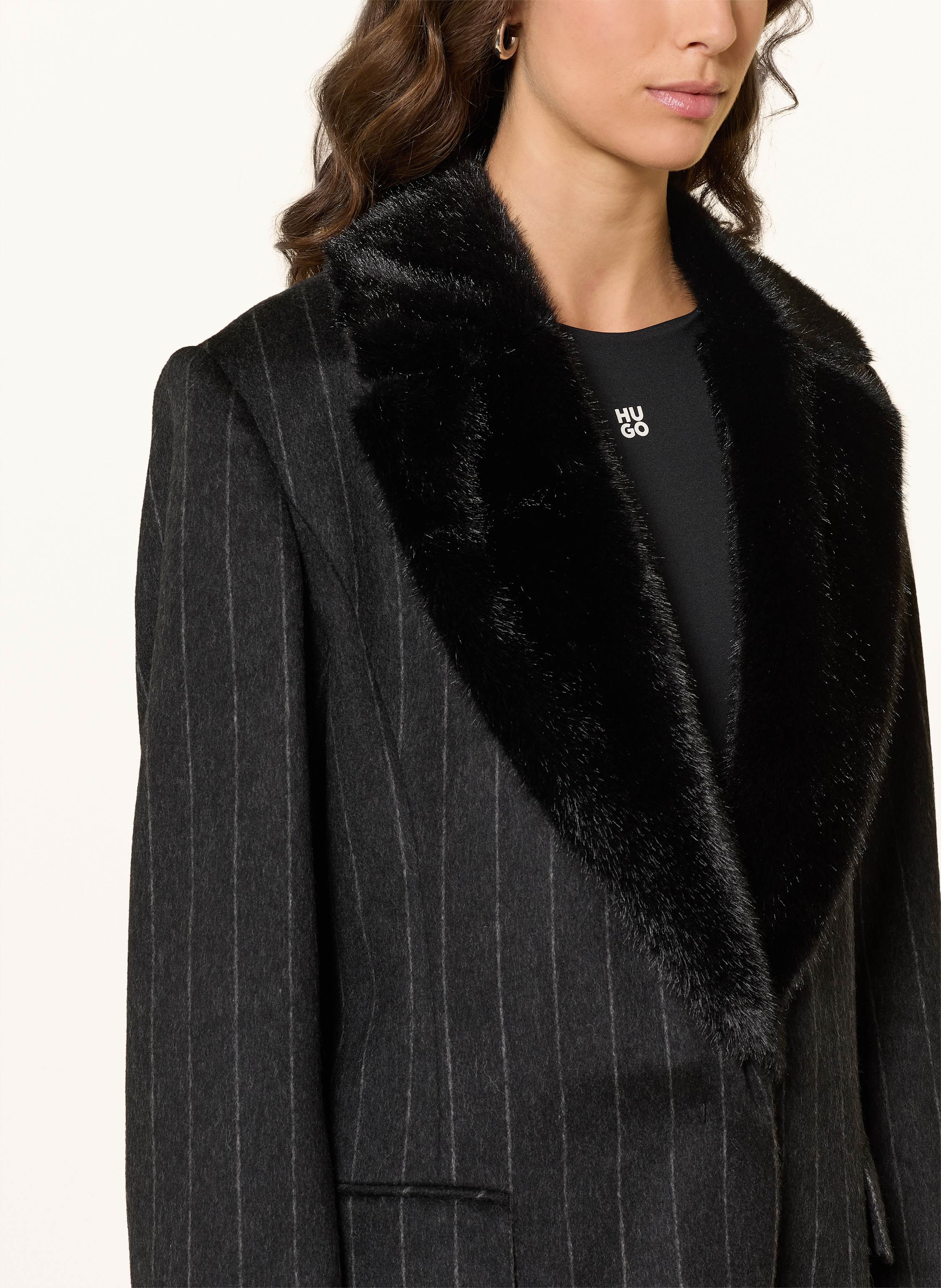 Thumbnail - Hugo Mantel Mermine grau