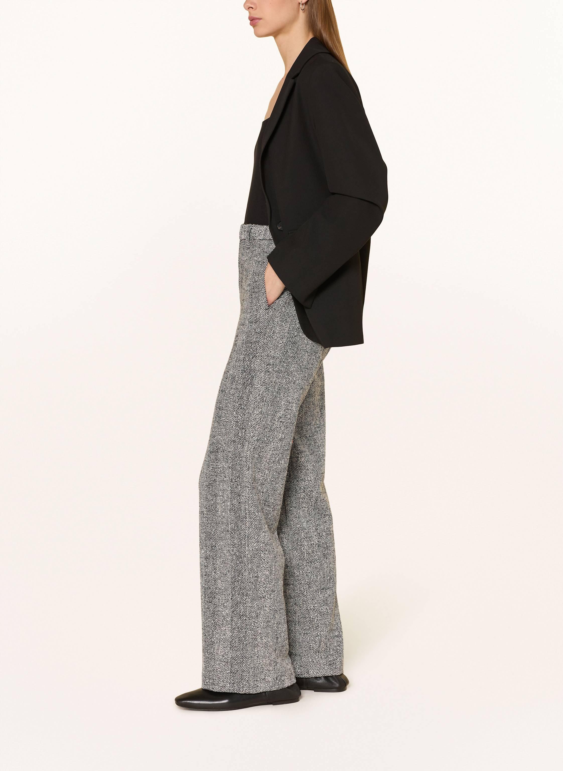 Thumbnail - Brax Marlenehose Maine schwarz