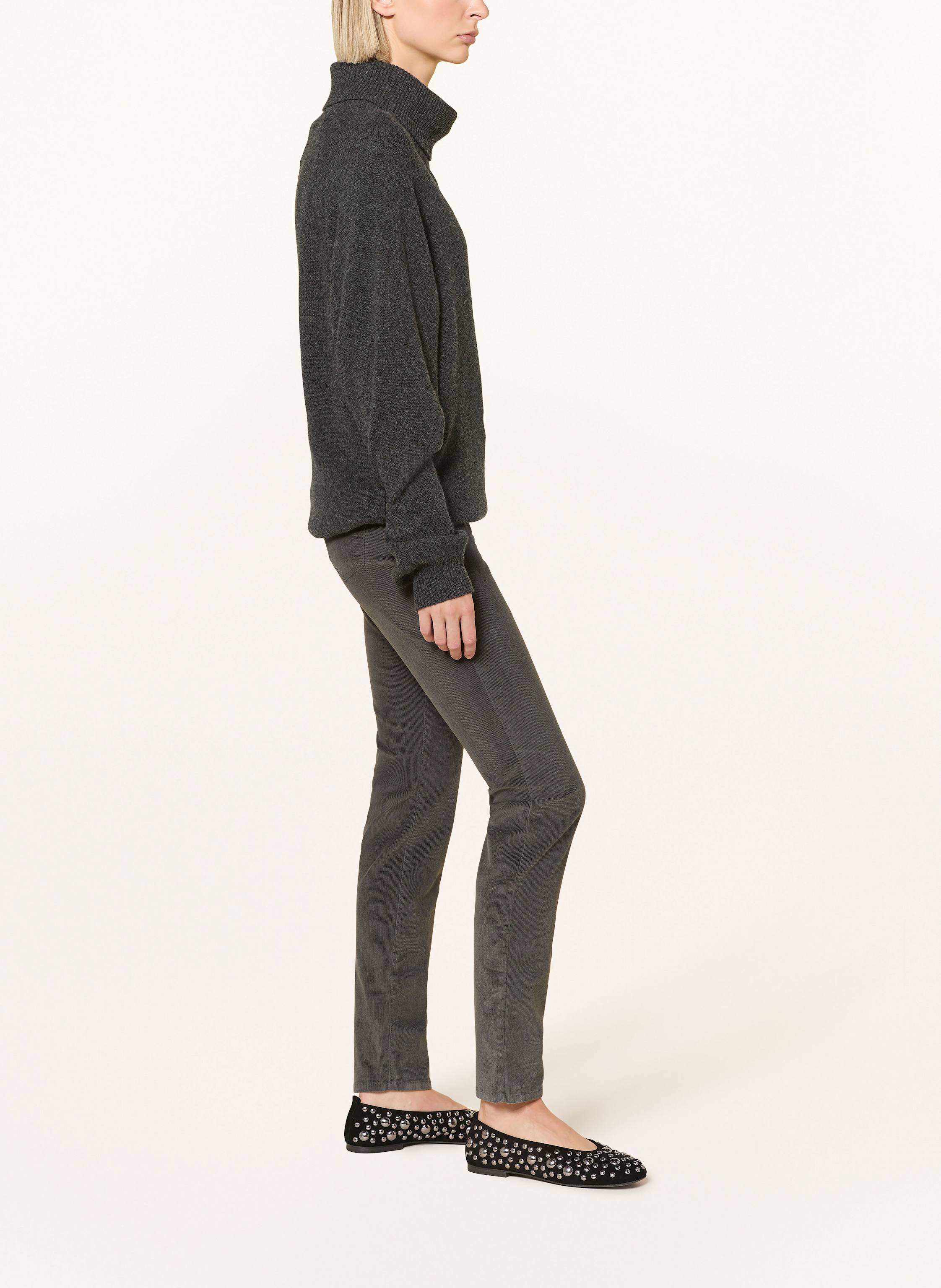 Thumbnail - Brax Skinny Jeans Shakira Aus Cord grau