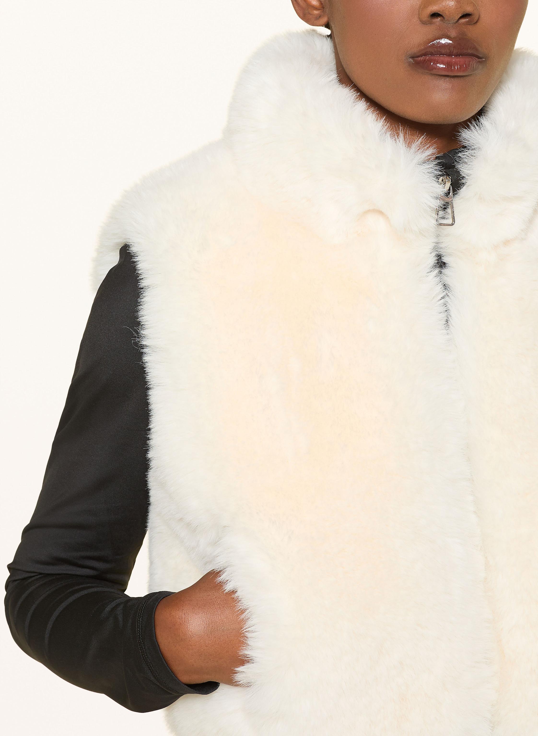 Thumbnail - Mrs & Hugs Kunstfell-Weste weiss