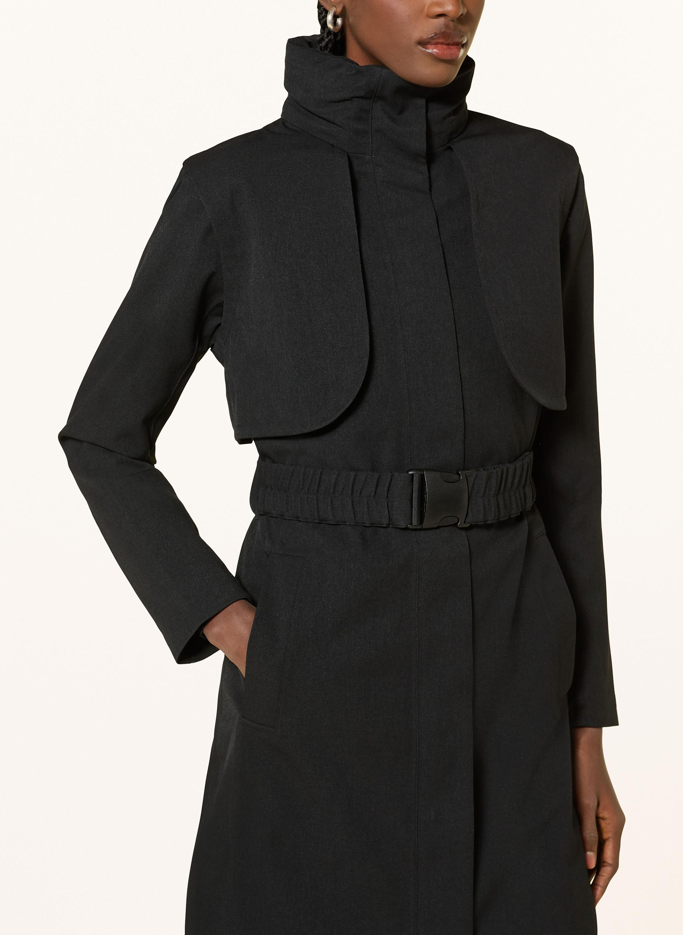 Thumbnail - Brgn Trenchcoat Skyet schwarz