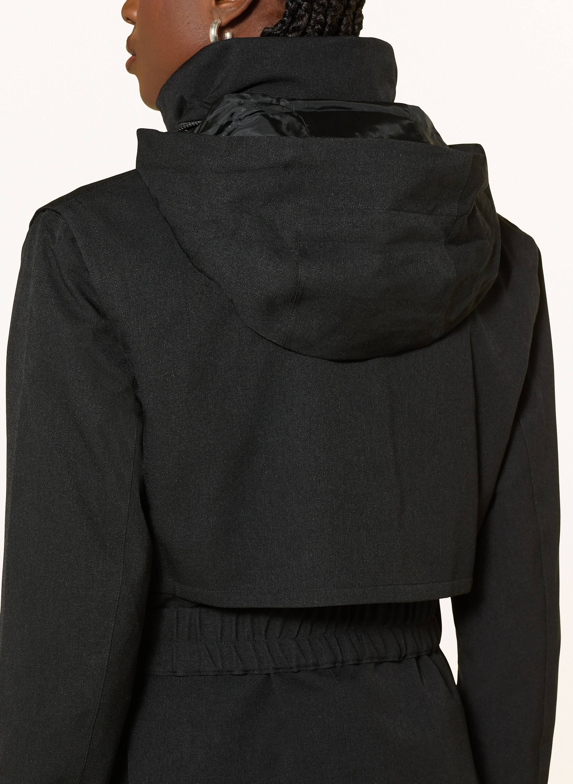 Thumbnail - Brgn Trenchcoat Skyet schwarz